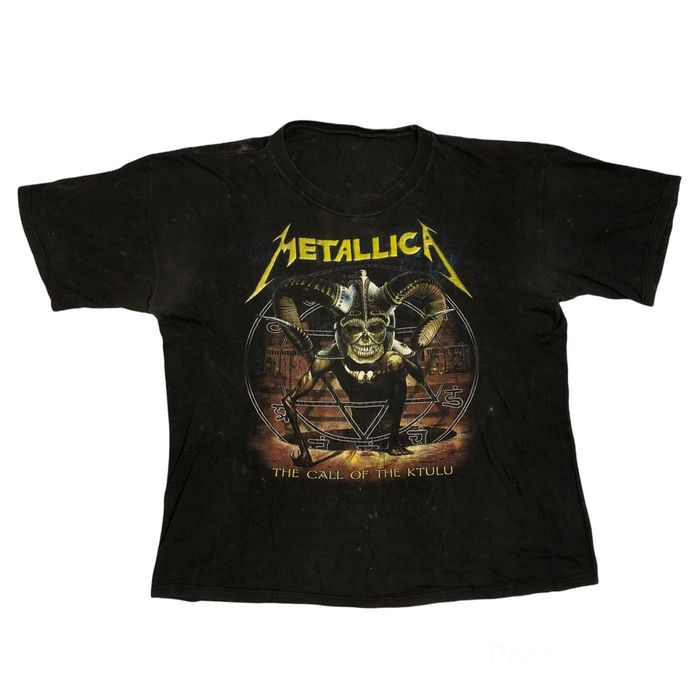 Vintage 90s Metallica Vintage T Shirt The Call Of The Ktulu | Grailed