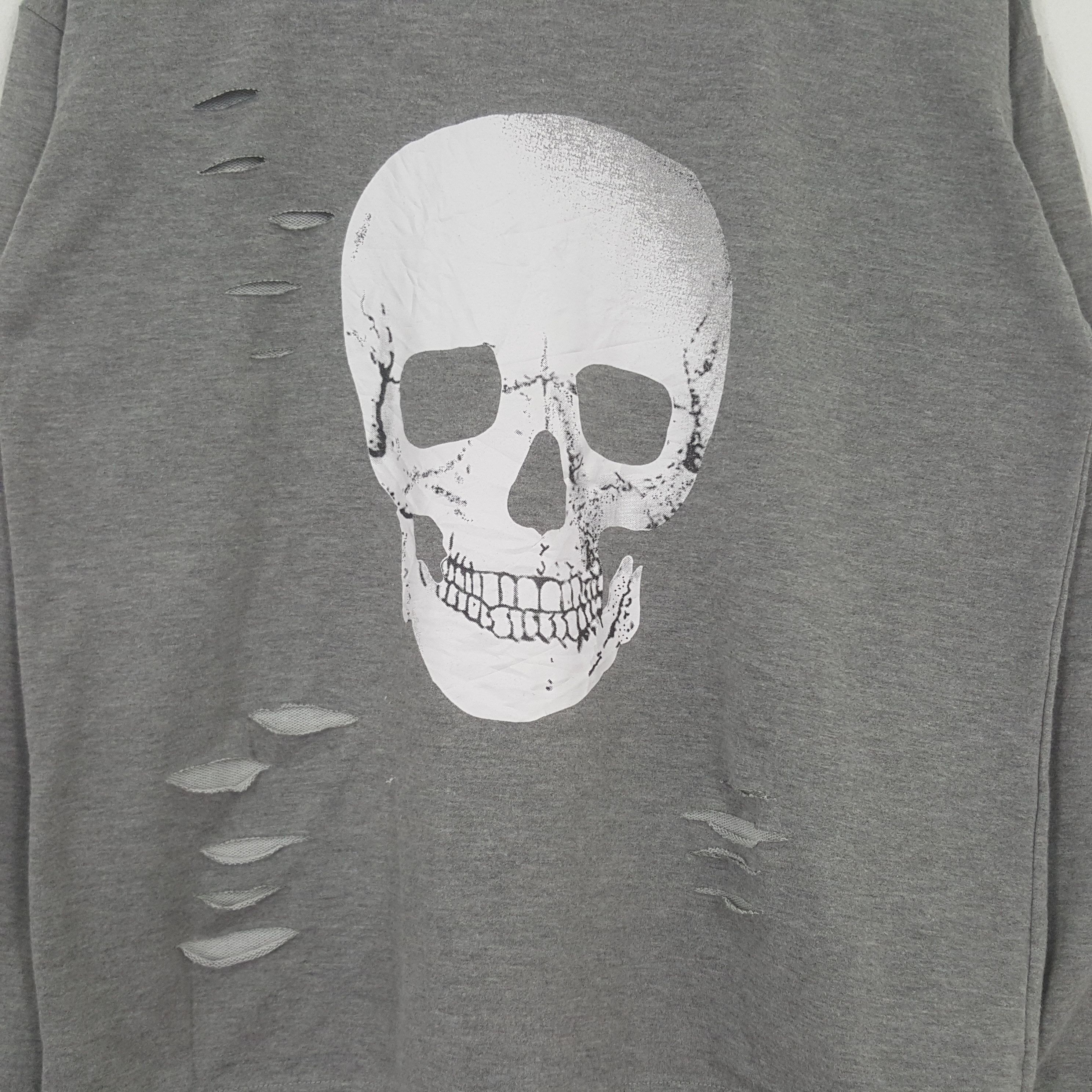 Japanese Brand Vintage Skulls Japanese Punk Distressed Design Sweatshirt Size US M / EU 48-50 / 2 - 2 Thumbnail