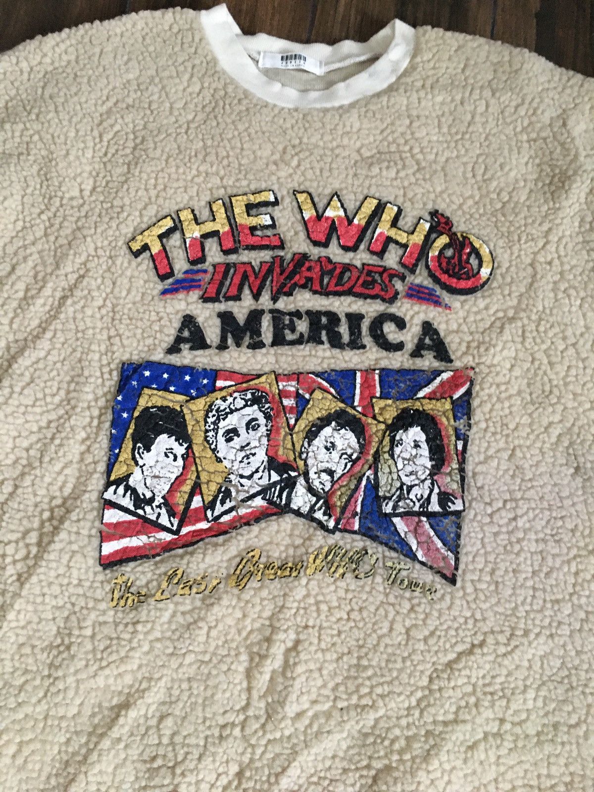 Band Tees THE WHO BAND PRINTED FLEECE SWEATSHIRT Size US S / EU 44-46 / 1 - 2 Thumbnail