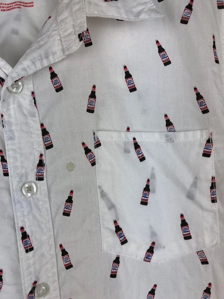 Budweiser × Vintage Budweiser Full Print Shirt Size US L / EU 52-54 / 3 - 5 Thumbnail
