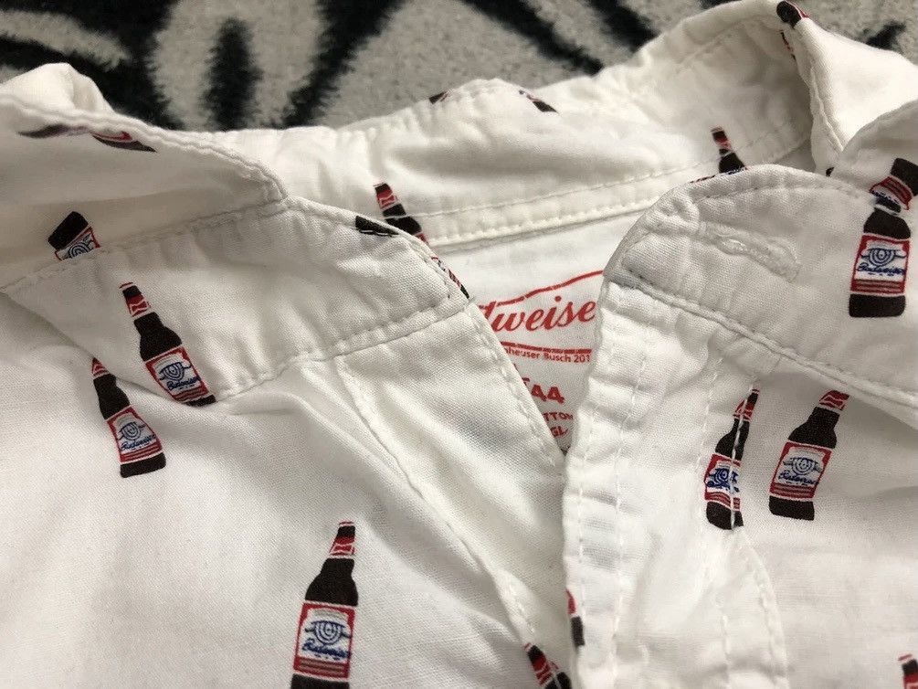 Budweiser × Vintage Budweiser Full Print Shirt Size US L / EU 52-54 / 3 - 8 Thumbnail