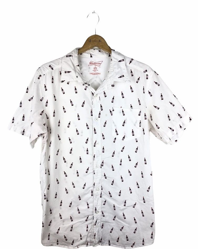 Budweiser × Vintage Budweiser Full Print Shirt Size US L / EU 52-54 / 3 - 1 Thumbnail