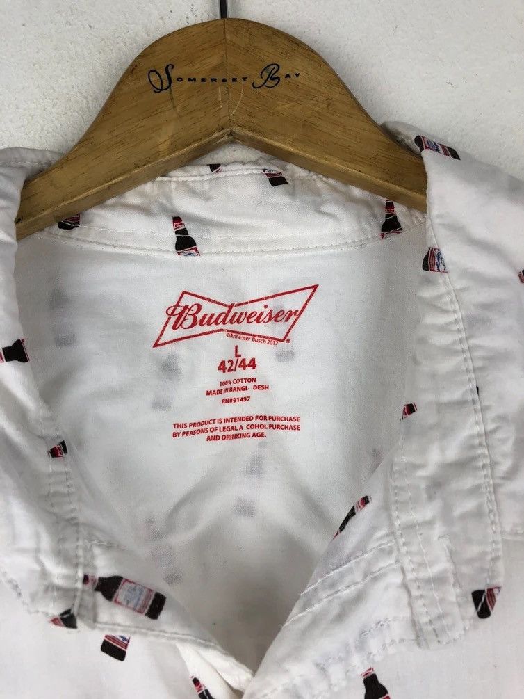 Budweiser × Vintage Budweiser Full Print Shirt Size US L / EU 52-54 / 3 - 3 Thumbnail