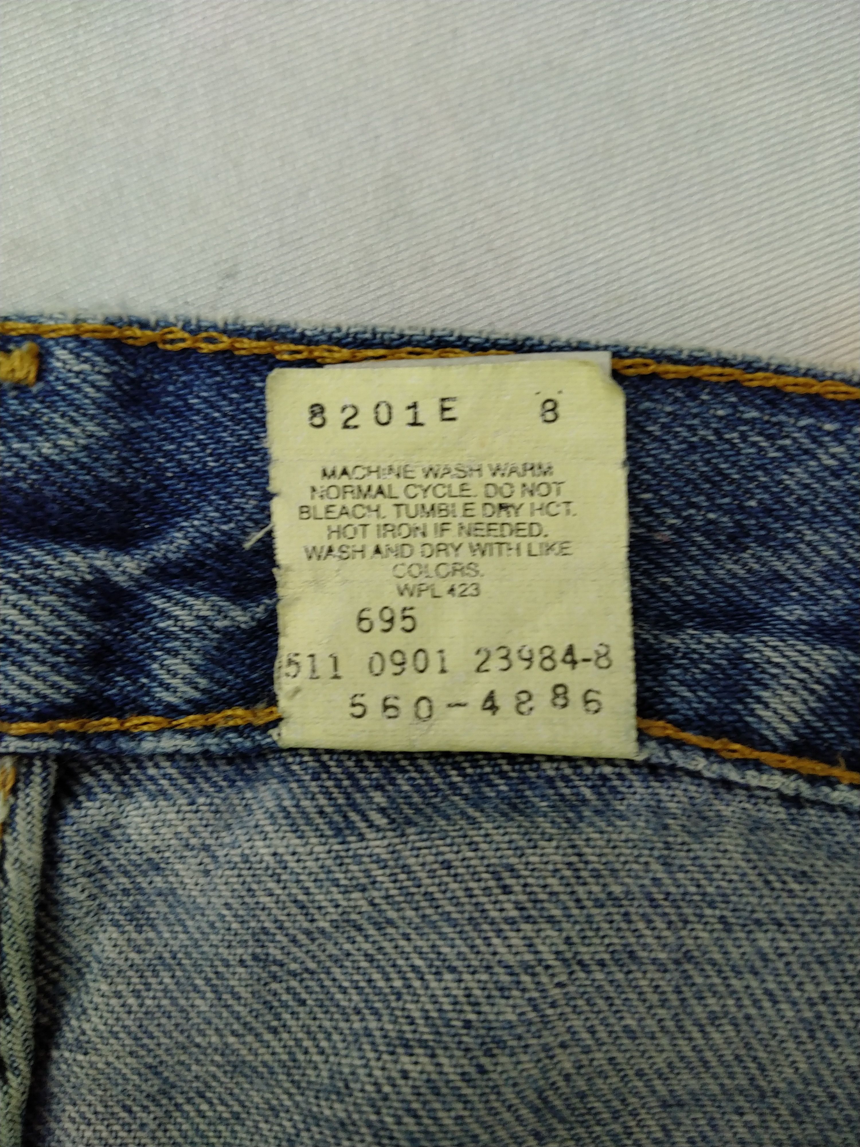 Levi's Blue Vintage Levi's 560 USA Jeans 32x32 Denim -JN897 Size US 32 / EU 48 - 9 Thumbnail