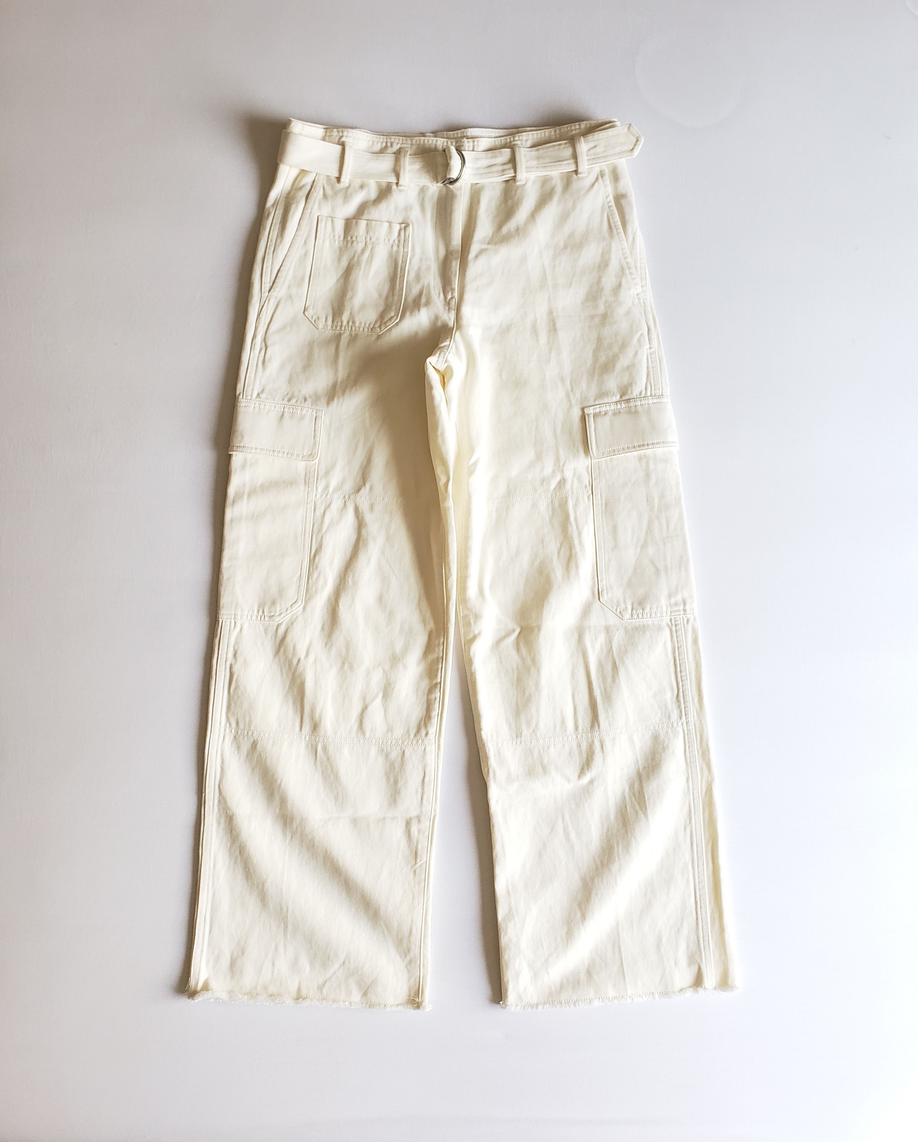 Helmut Lang Off White Cargo Pants Size US 32 / EU 48 - 1 Thumbnail