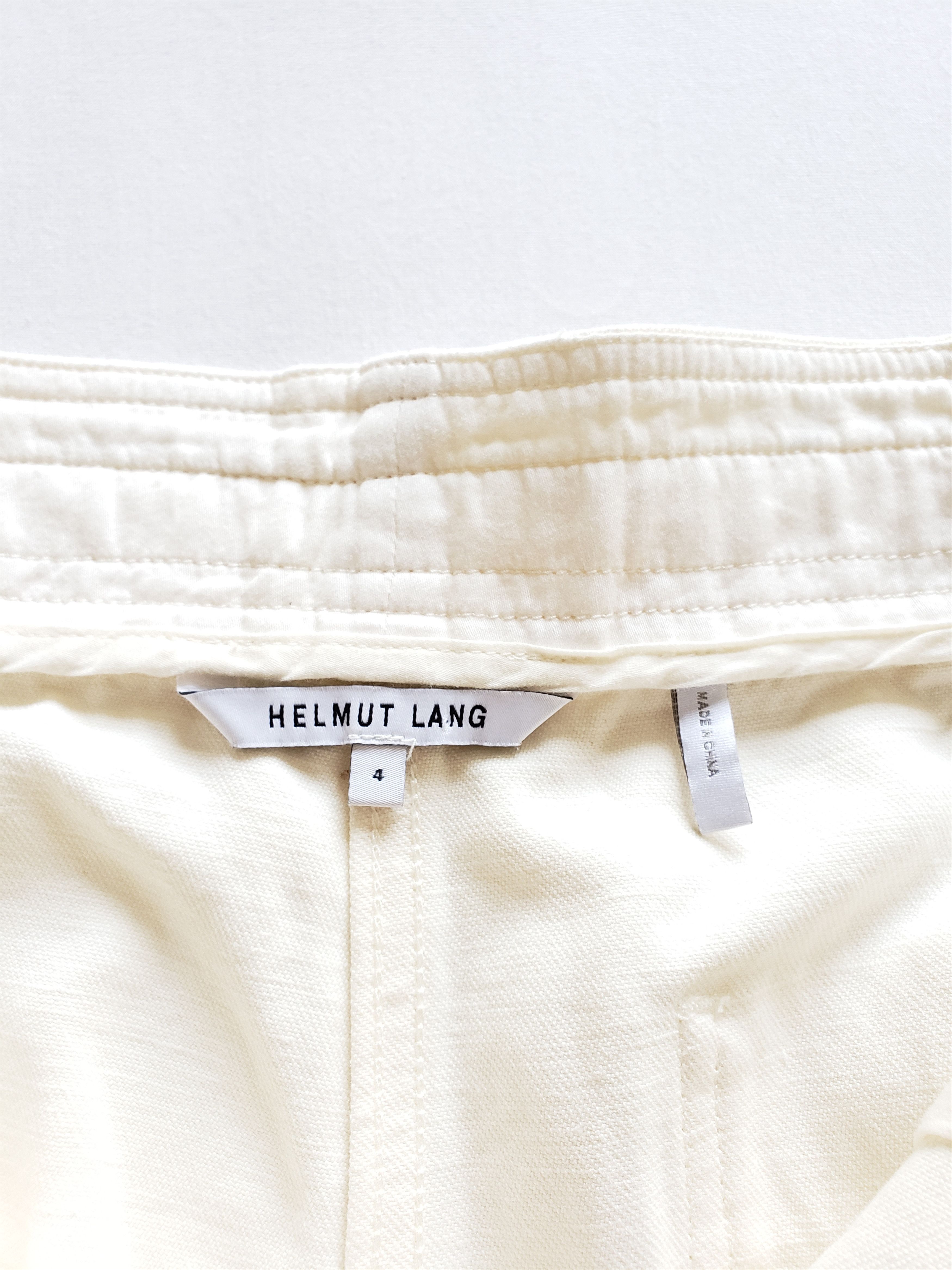 Helmut Lang Off White Cargo Pants Size US 32 / EU 48 - 10 Thumbnail