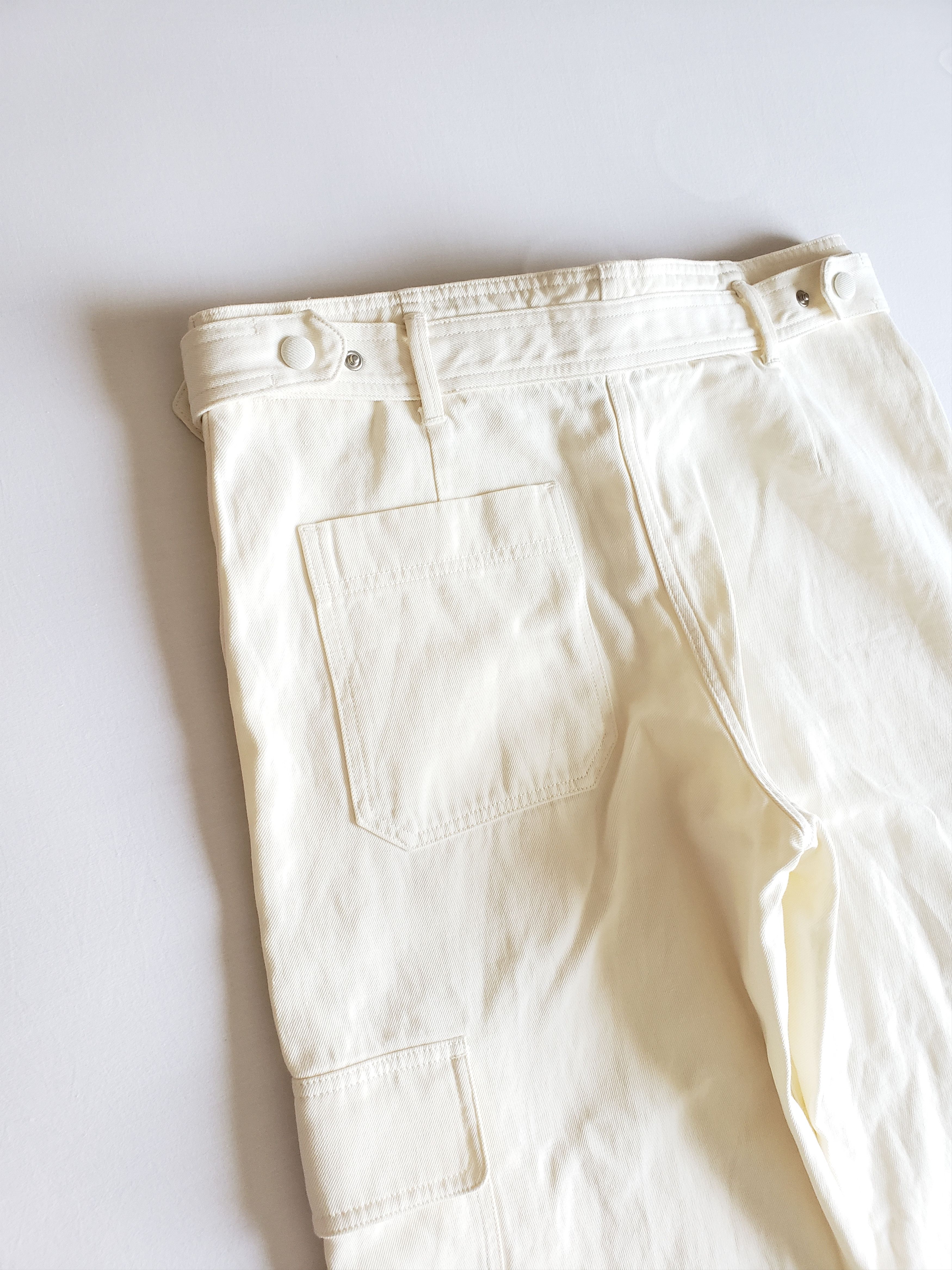 Helmut Lang Off White Cargo Pants Size US 32 / EU 48 - 9 Thumbnail
