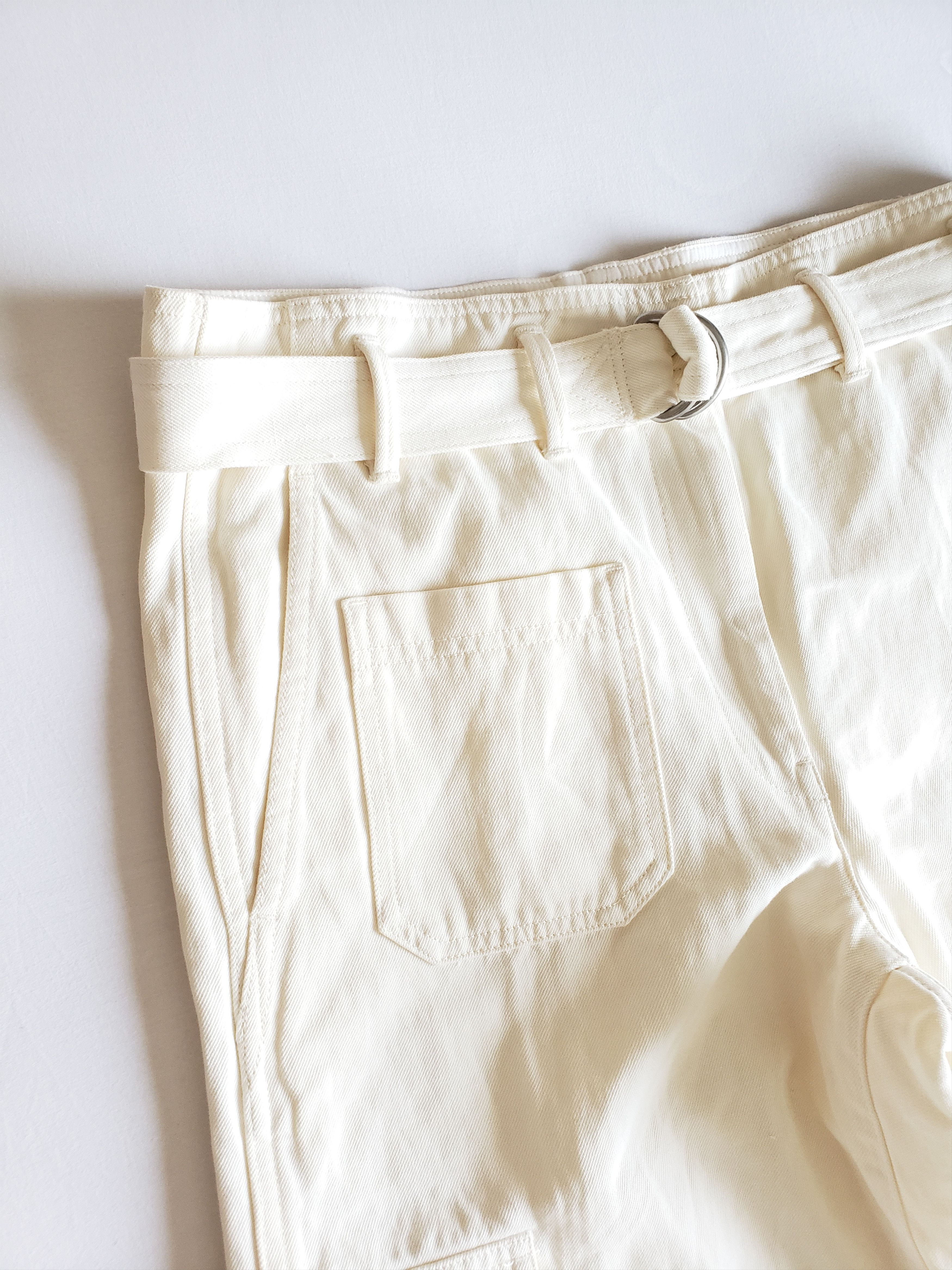 Helmut Lang Off White Cargo Pants Size US 32 / EU 48 - 3 Thumbnail