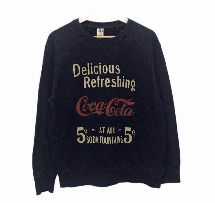 Coca Cola Vintage Coca Cola Sweatshirt Big Spellout Size US M / EU 48-50 / 2 - 1 Thumbnail