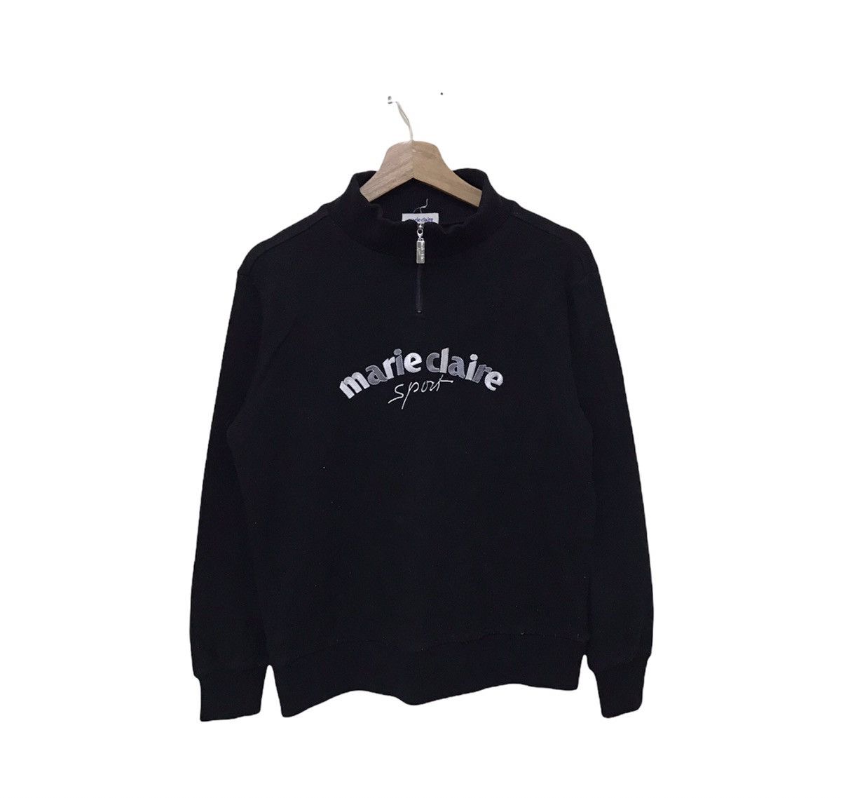 Japanese Brand Marie Clare Sports Sweatshirt Big Spellout Size US M / EU 48-50 / 2 - 1 Thumbnail
