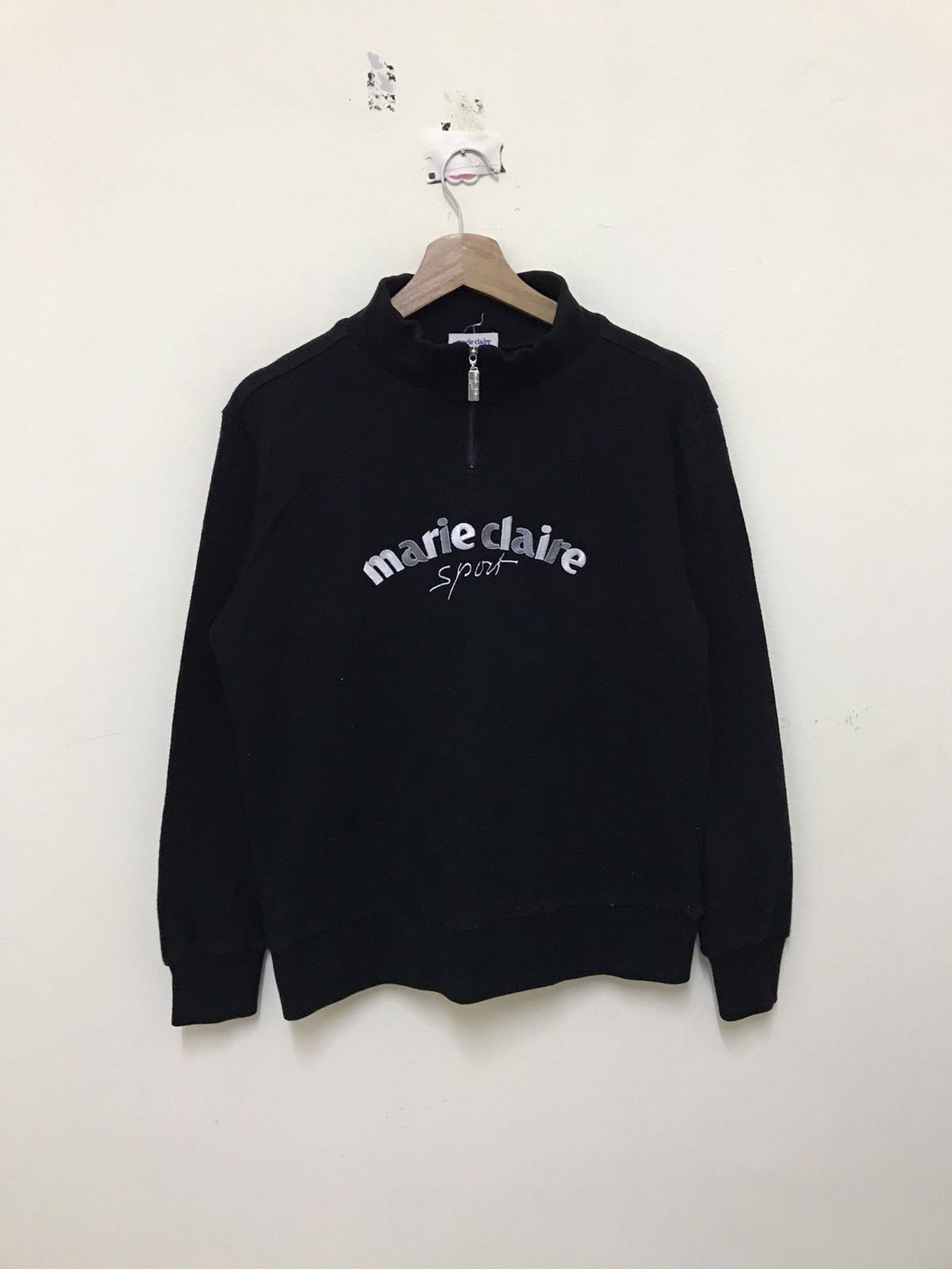Japanese Brand Marie Clare Sports Sweatshirt Big Spellout Size US M / EU 48-50 / 2 - 3 Thumbnail