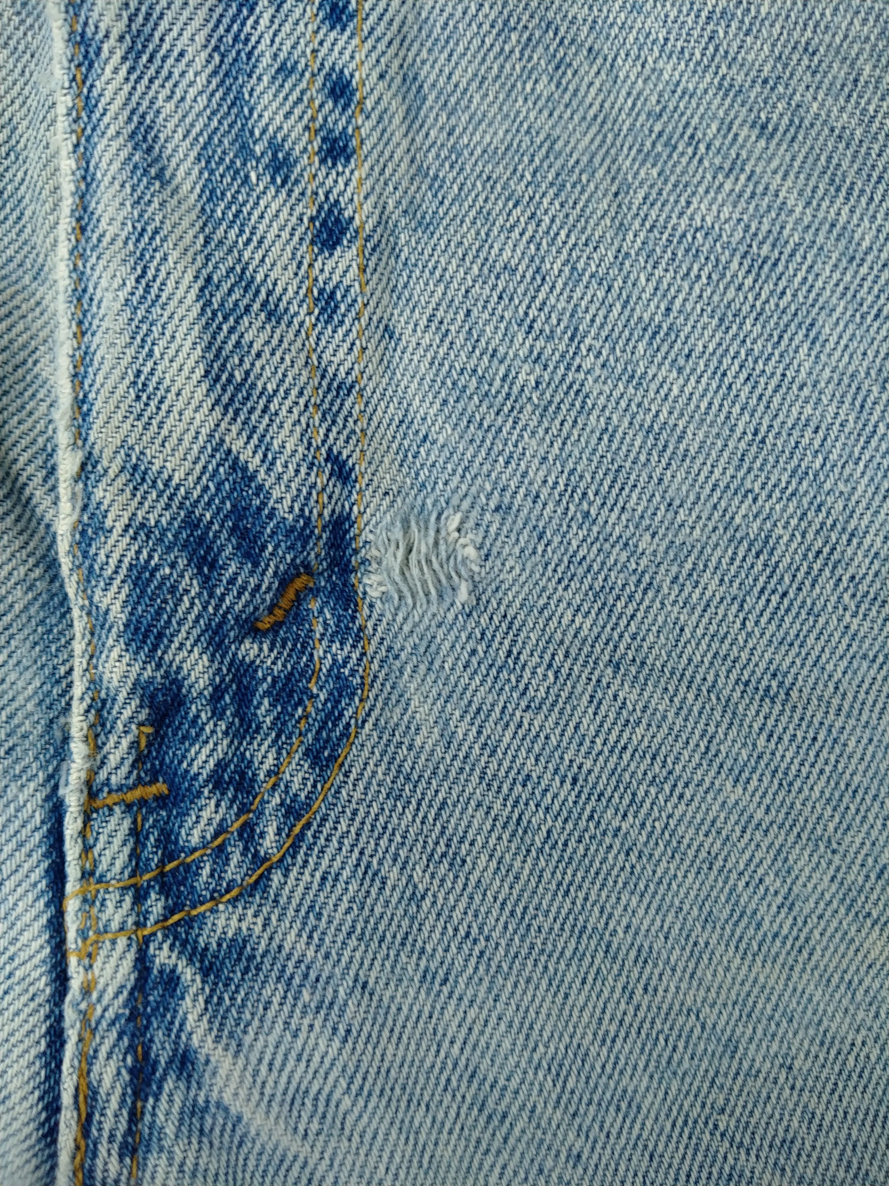 Levi's Vintage Levi's 550 Light Wash Orange Tab Denim -JN114 Size US 35 - 15 Thumbnail
