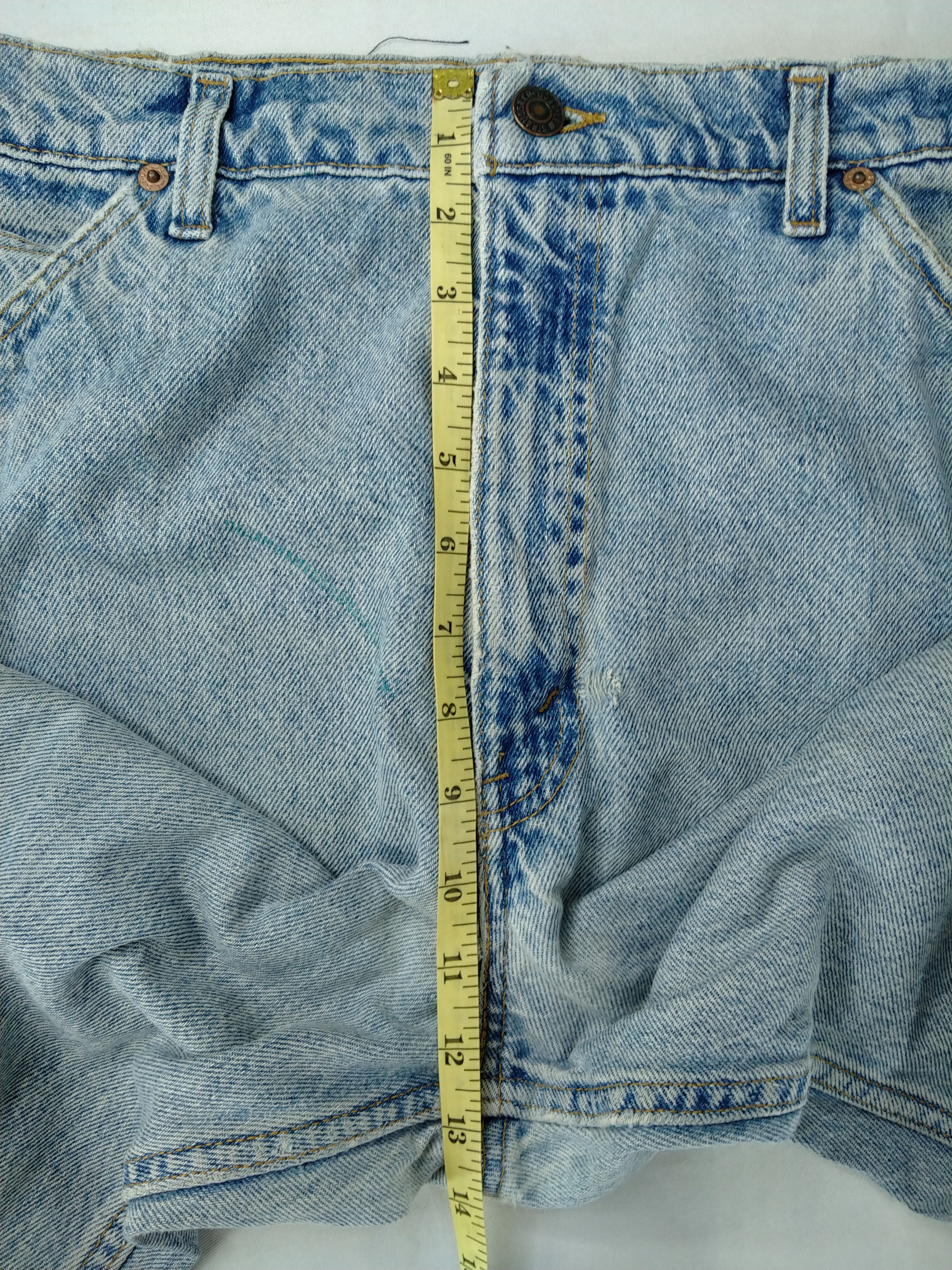 Levi's Vintage Levi's 550 Light Wash Orange Tab Denim -JN114 Size US 35 - 13 Thumbnail