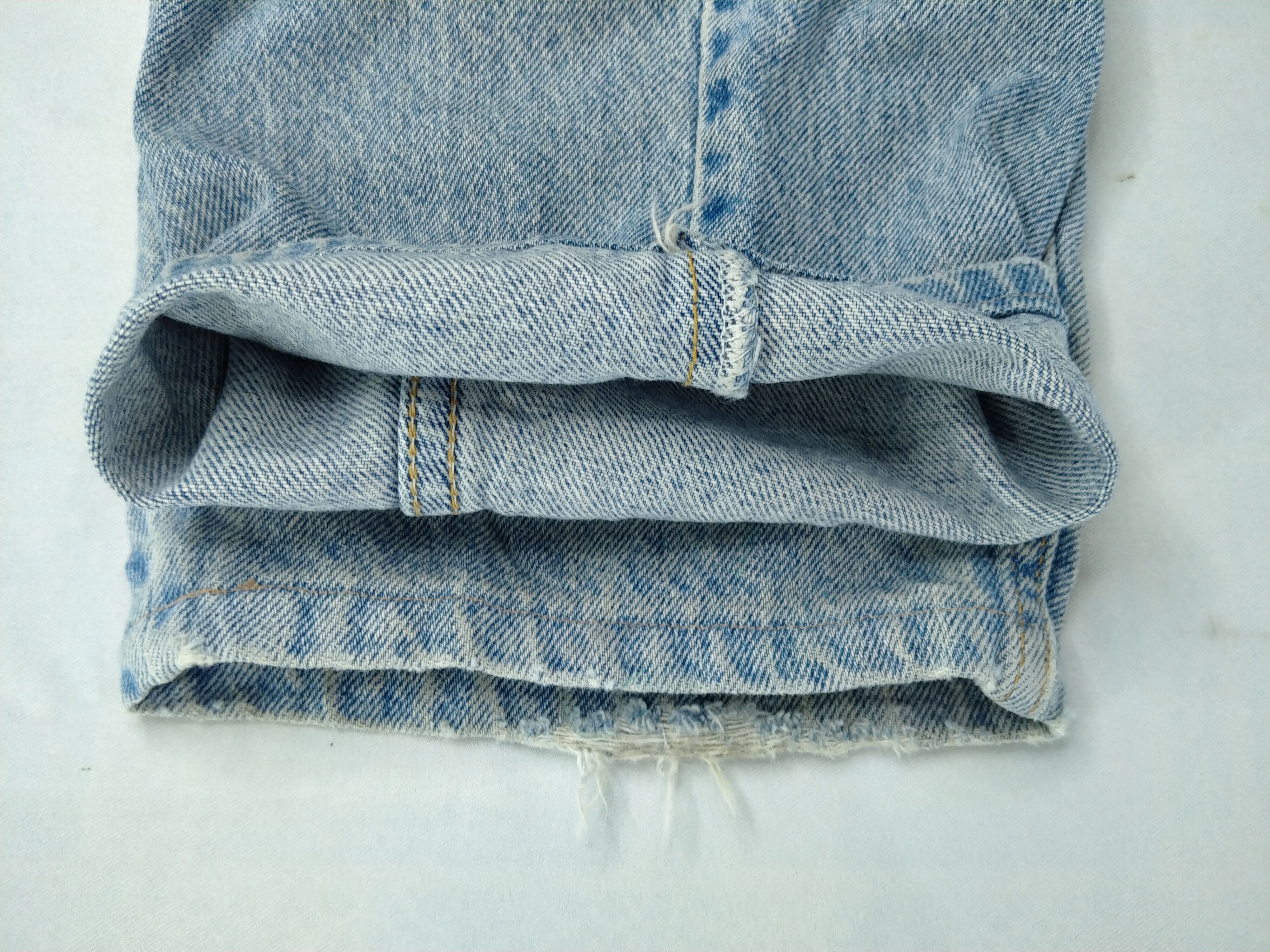 Levi's Vintage Levi's 550 Light Wash Orange Tab Denim -JN114 Size US 35 - 22 Thumbnail