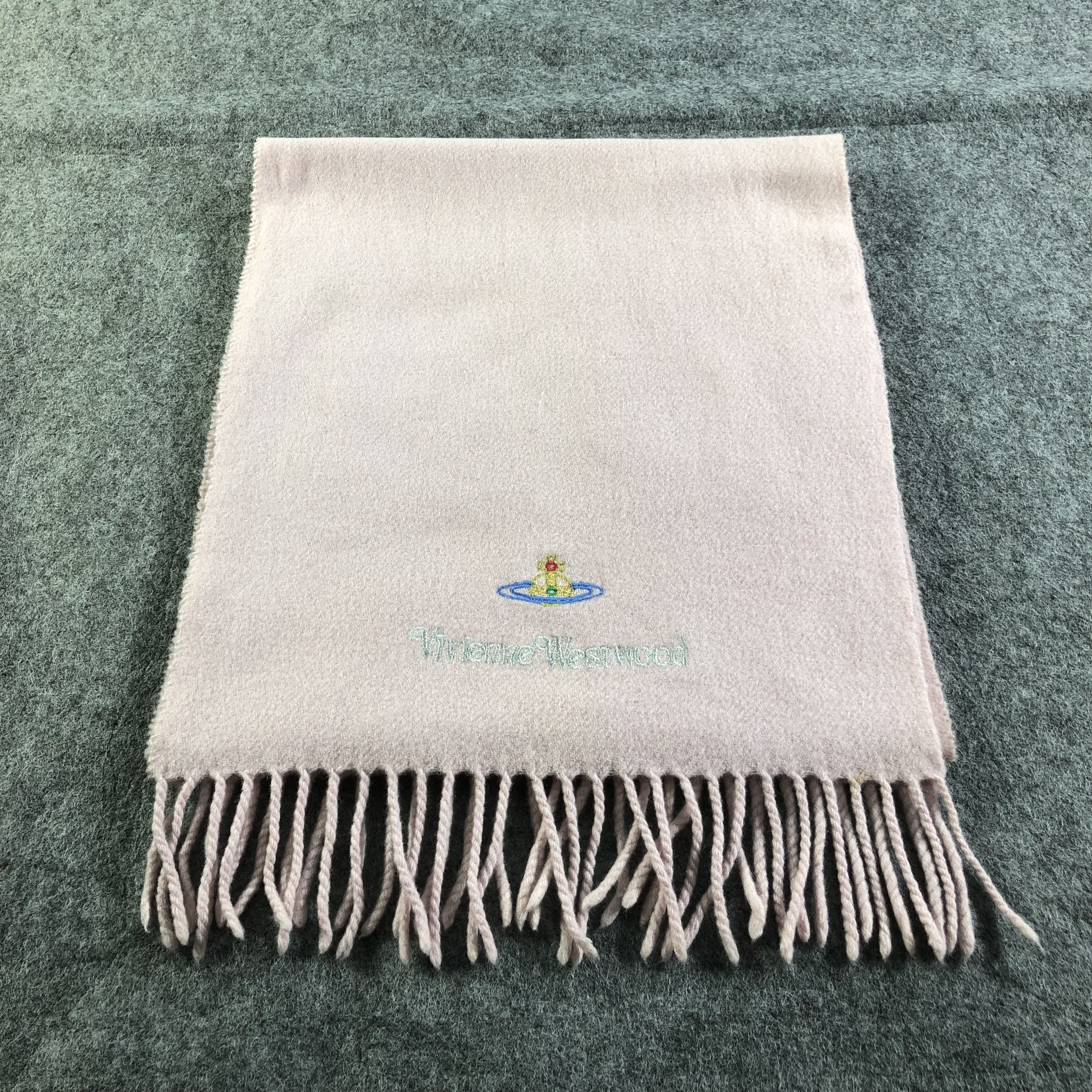 Vivienne Westwood Vivienne Westwood Wool Scarf Muffler V1788 Size ONE SIZE - 2 Thumbnail