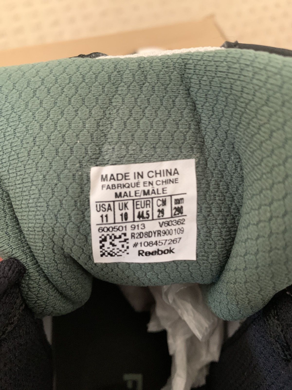 Reebok Kamikaze 1 Mid Seattle SuperSonics Size 11 Shawn Kemp Menswear