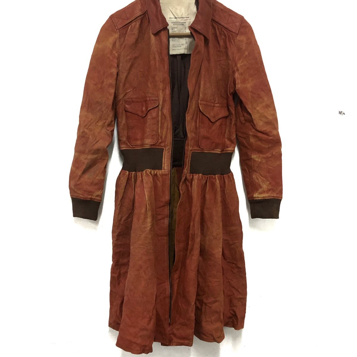 Japanese Brand Vintage biker leather blousee made in japan Size M / US 6-8 / IT 42-44 - 5 Thumbnail