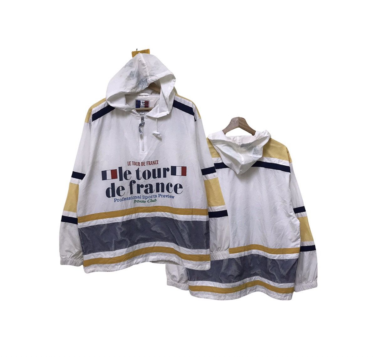 Vintage Le Tour De France Hoodie Light Jacket