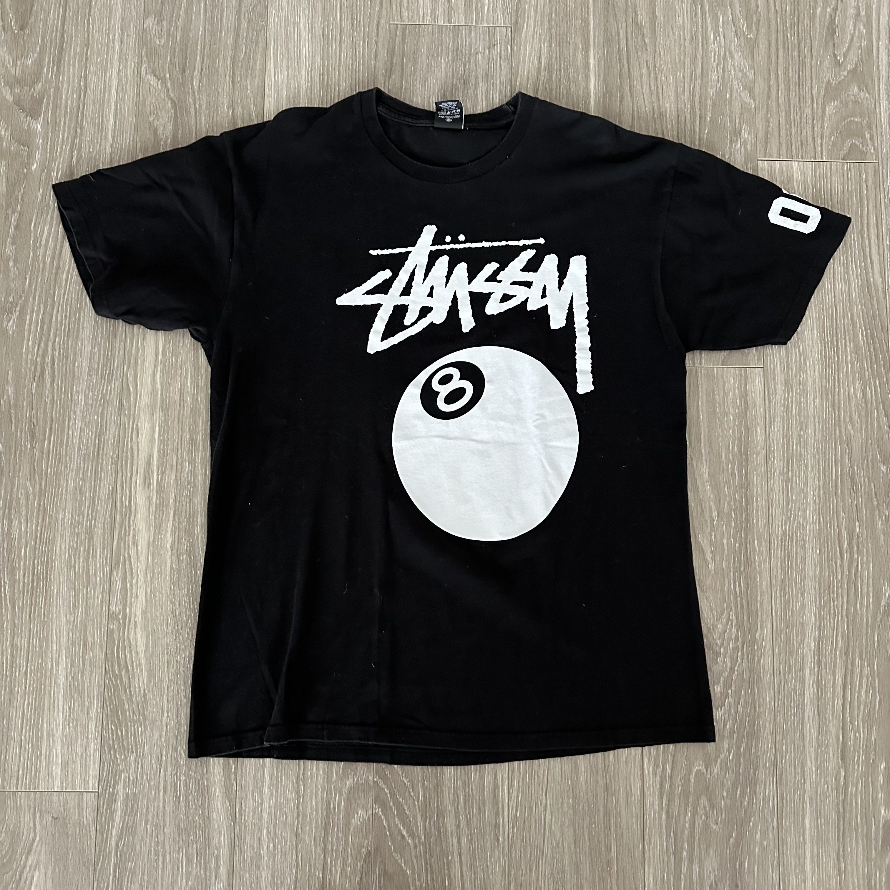 Pre-owned Been Trill X Pyrex Vision Stussy Been Trill Pyrex 8 Ball Tee In  Black | ModeSens