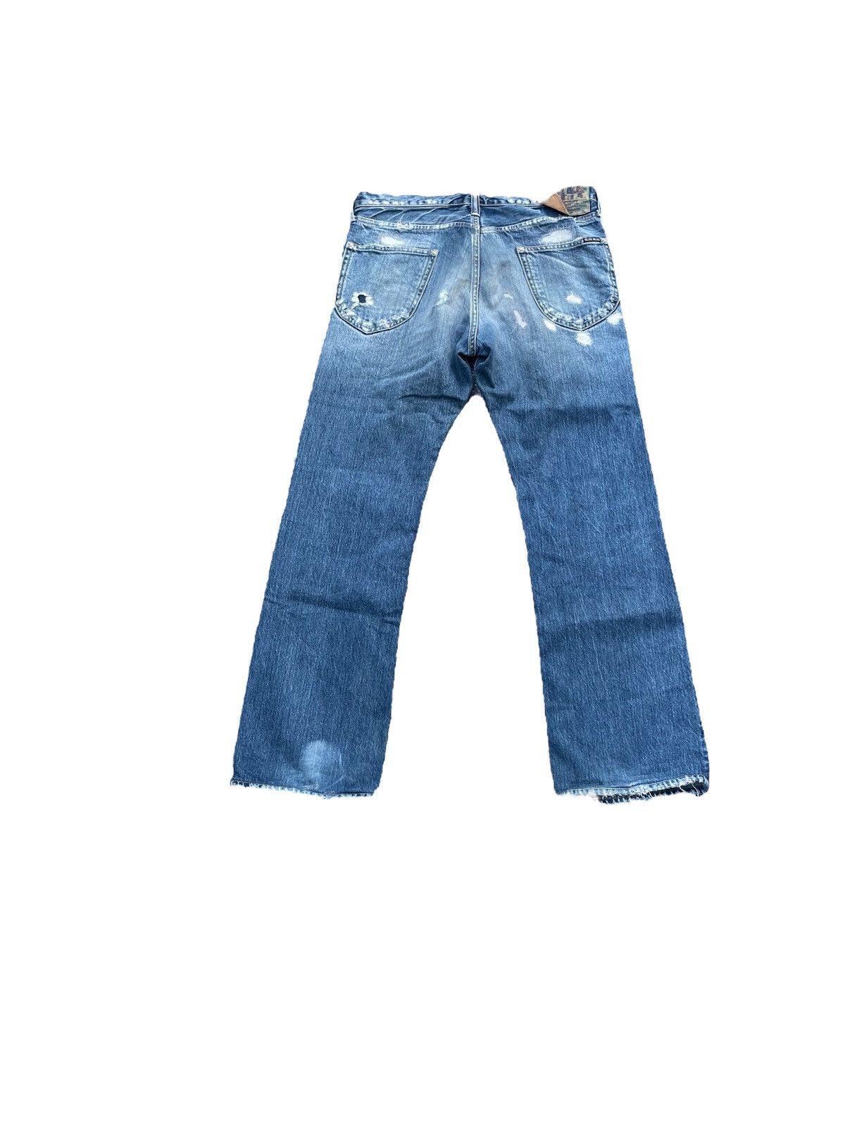 Blue Blue Japan × Vintage Vintage Blue Blue Japan Distresed Rework Denim Size US 35 - 9 Thumbnail