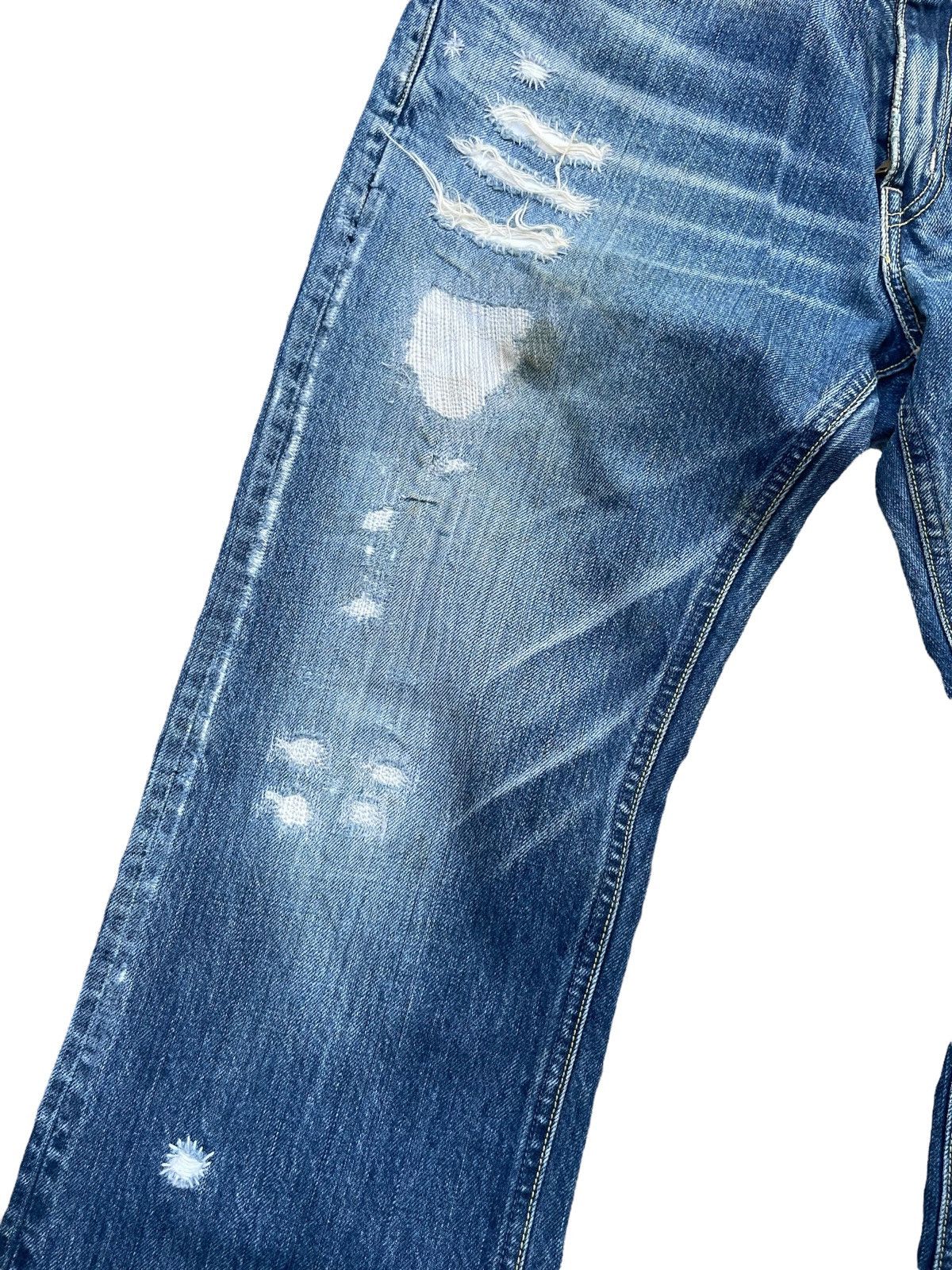Blue Blue Japan × Vintage Vintage Blue Blue Japan Distresed Rework Denim Size US 35 - 6 Thumbnail