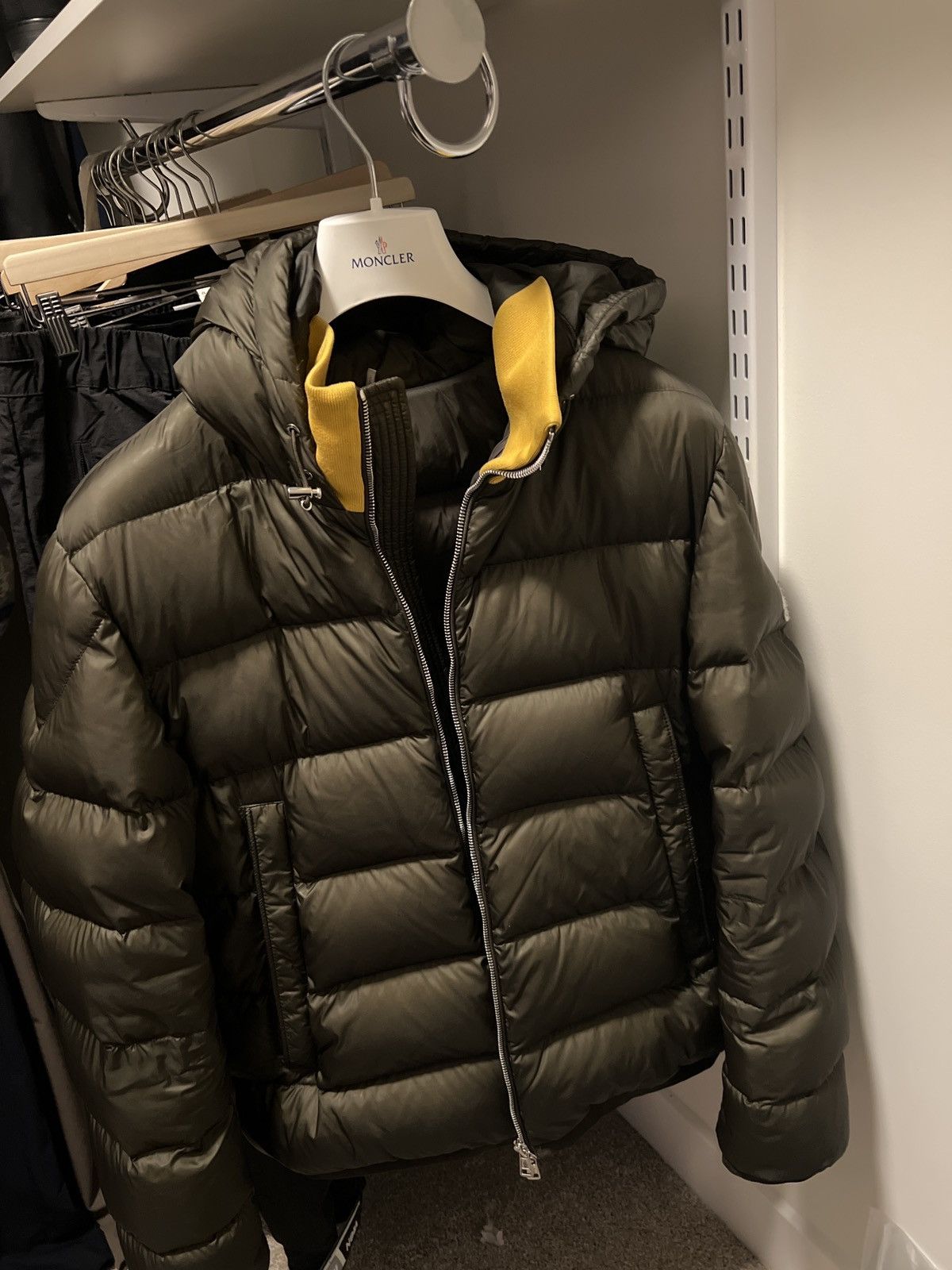 image of Moncler Puffer in Green, Men's (Size XL)