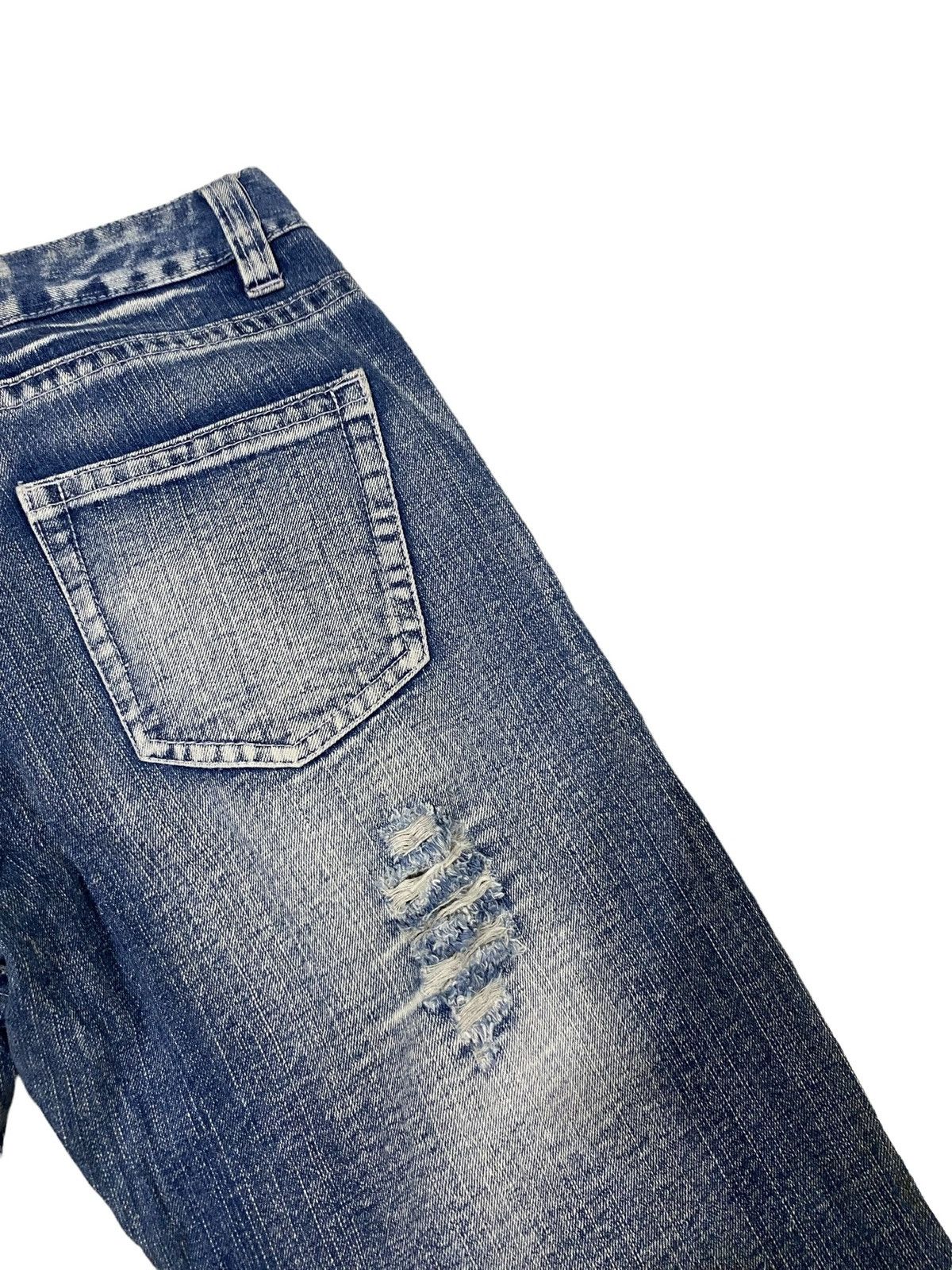 Colza Japanese brand distressed denim