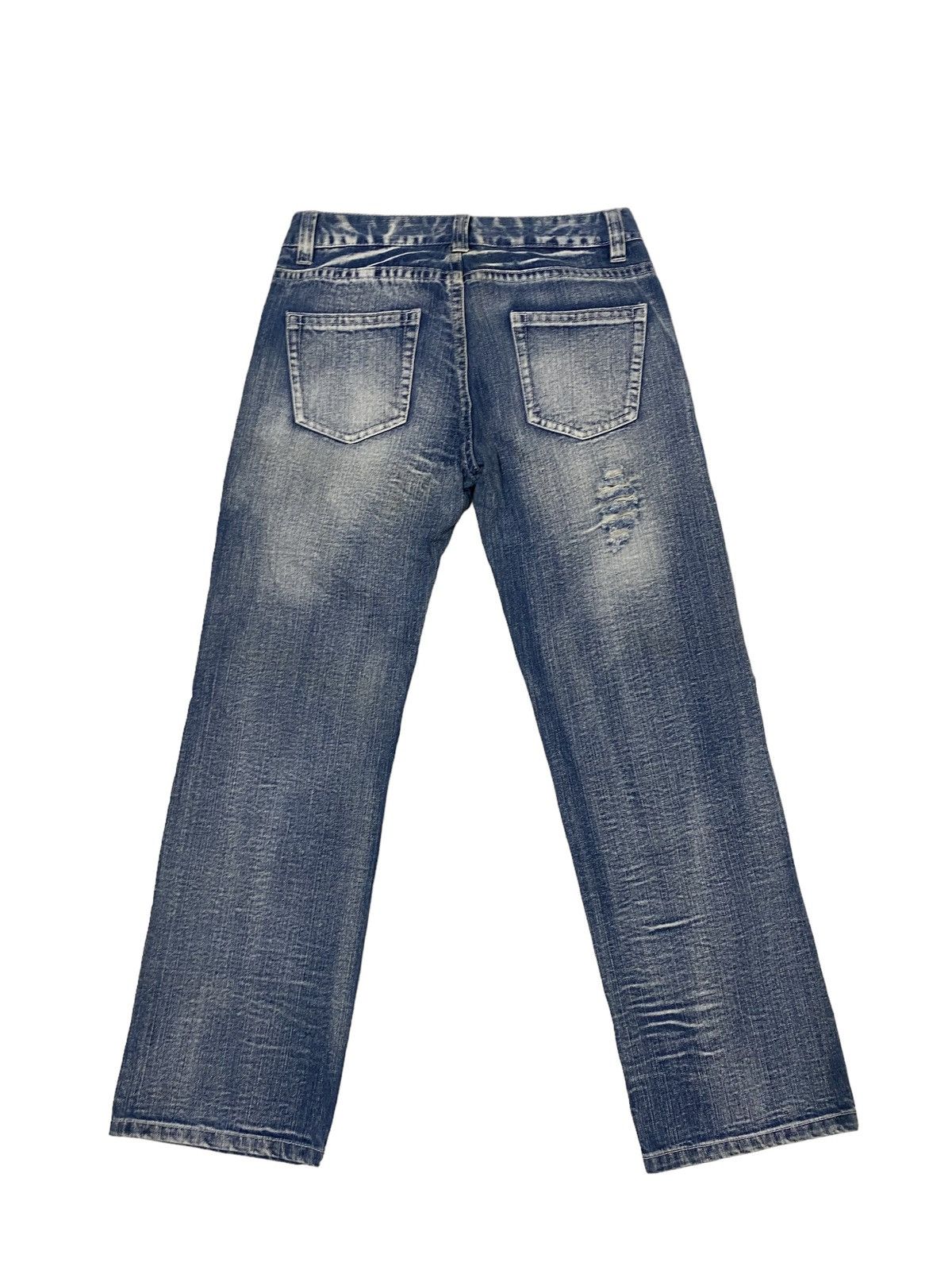 Colza Japanese brand distressed denim