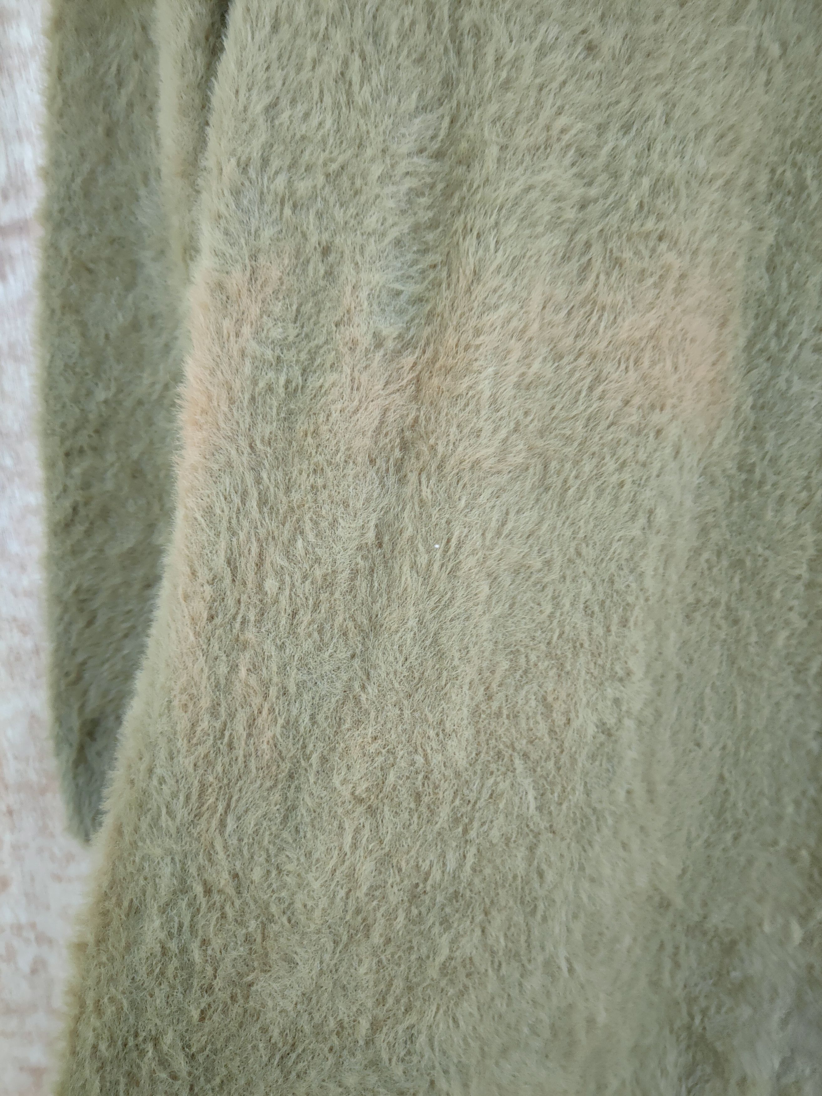 Aran Isles Knitwear DL Roer faded Mohair soft fur long cardigan knitwear #46-530 Size L / US 10 / IT 46 - 12 Thumbnail