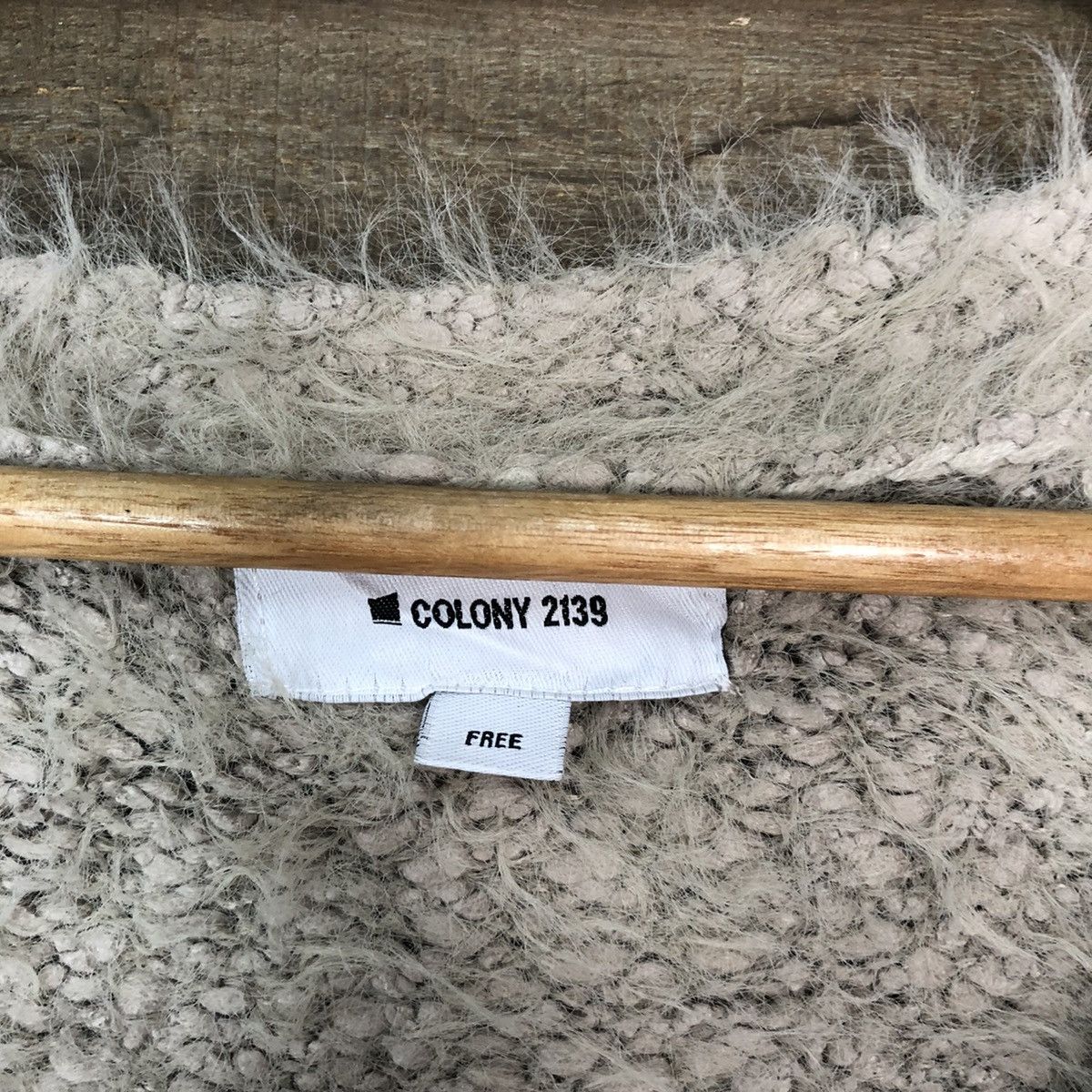 Homespun Knitwear DL Colony Grey Shaggy Fur Mohair Cardigan knitwear #6957 Size M / US 6-8 / IT 42-44 - 7 Thumbnail