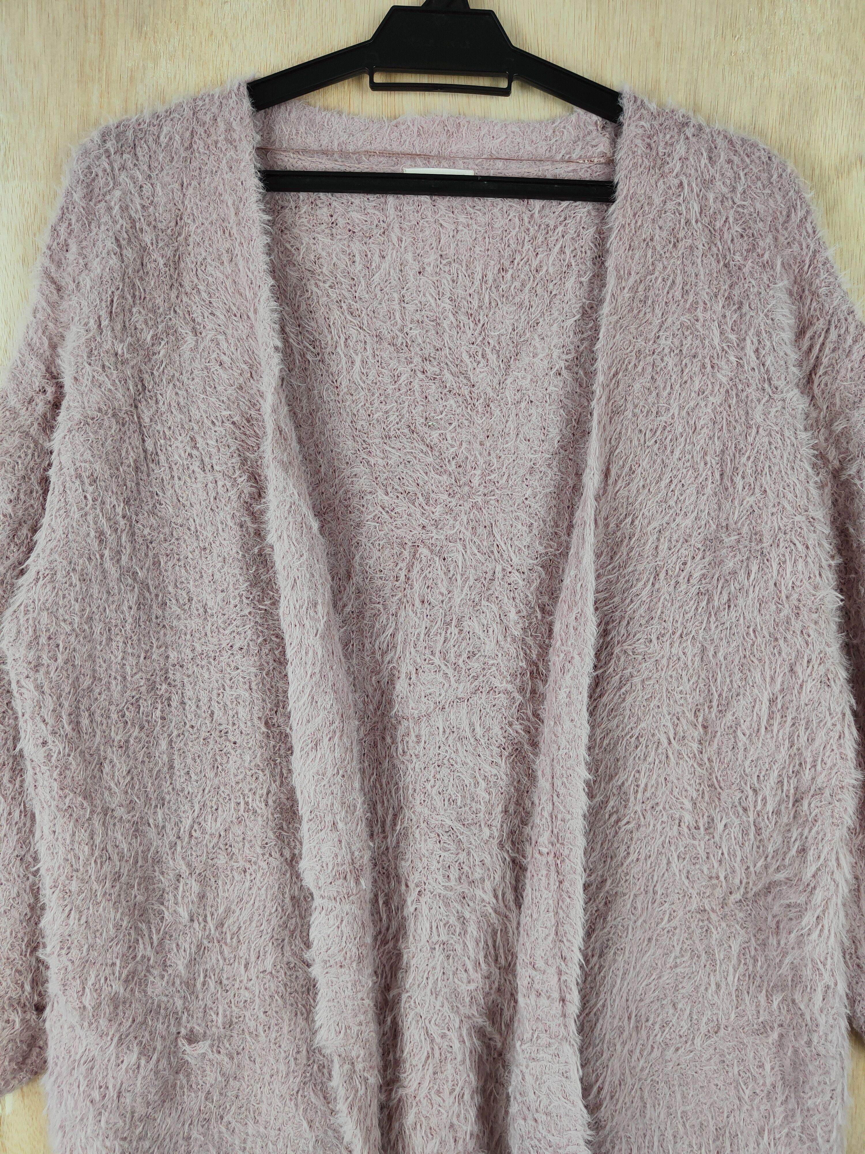 Homespun Knitwear × Japanese Brand GU Shag Shaggy Fur Mohair cardigan Knitwear#S280 Size S / US 4 / IT 40 - 2 Thumbnail