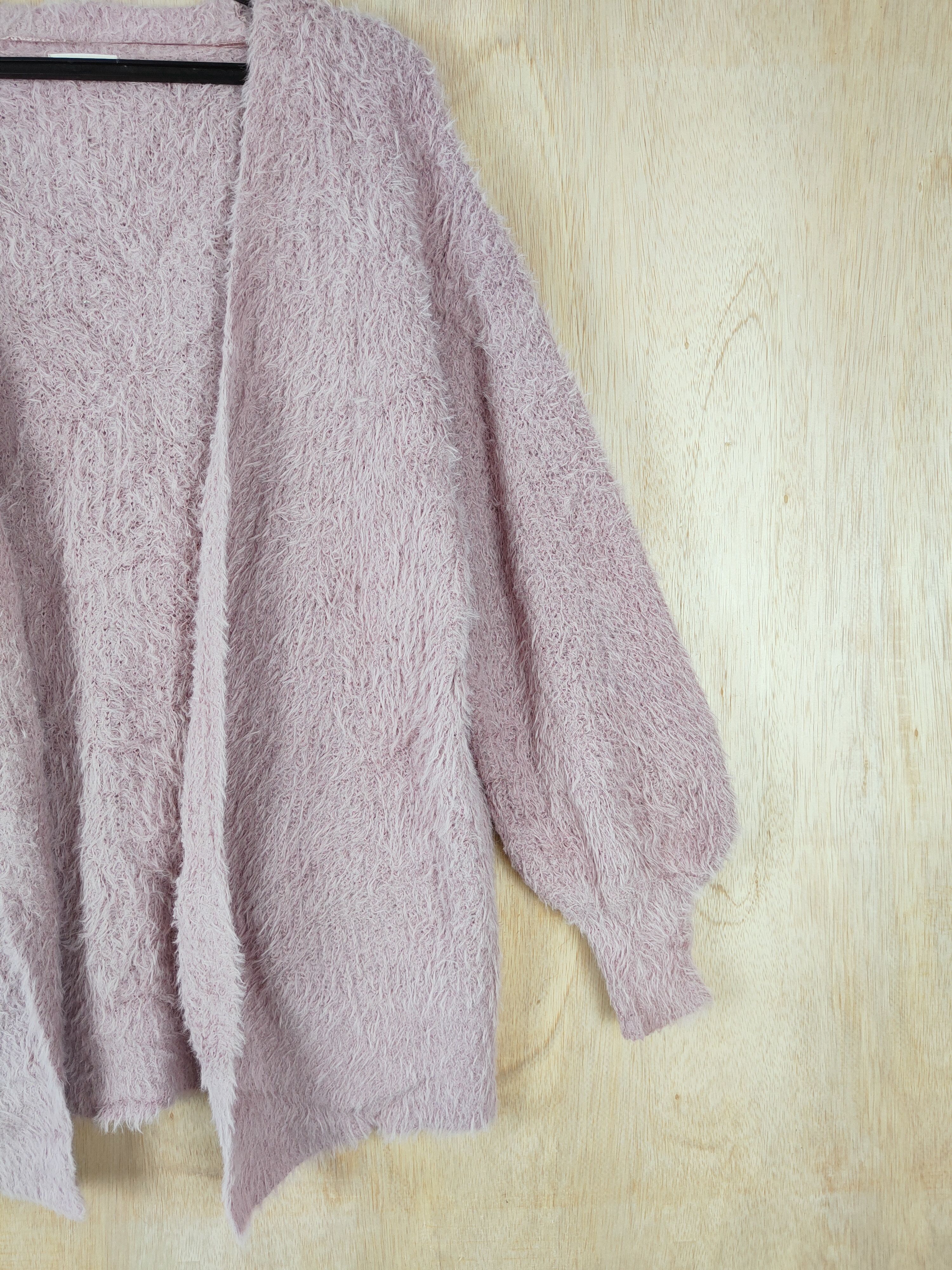 Homespun Knitwear × Japanese Brand GU Shag Shaggy Fur Mohair cardigan Knitwear#S280 Size S / US 4 / IT 40 - 4 Thumbnail