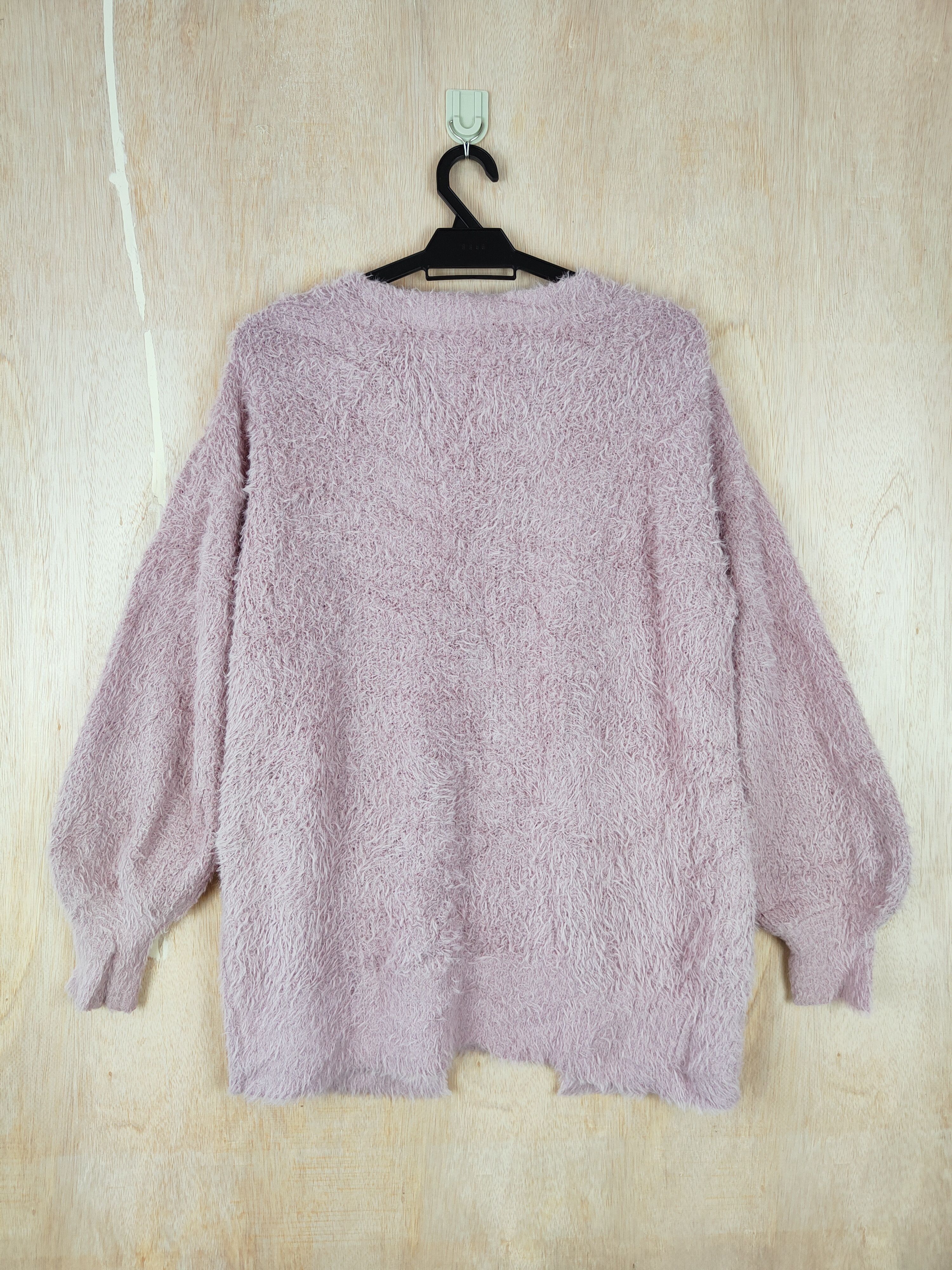 Homespun Knitwear × Japanese Brand GU Shag Shaggy Fur Mohair cardigan Knitwear#S280 Size S / US 4 / IT 40 - 5 Thumbnail