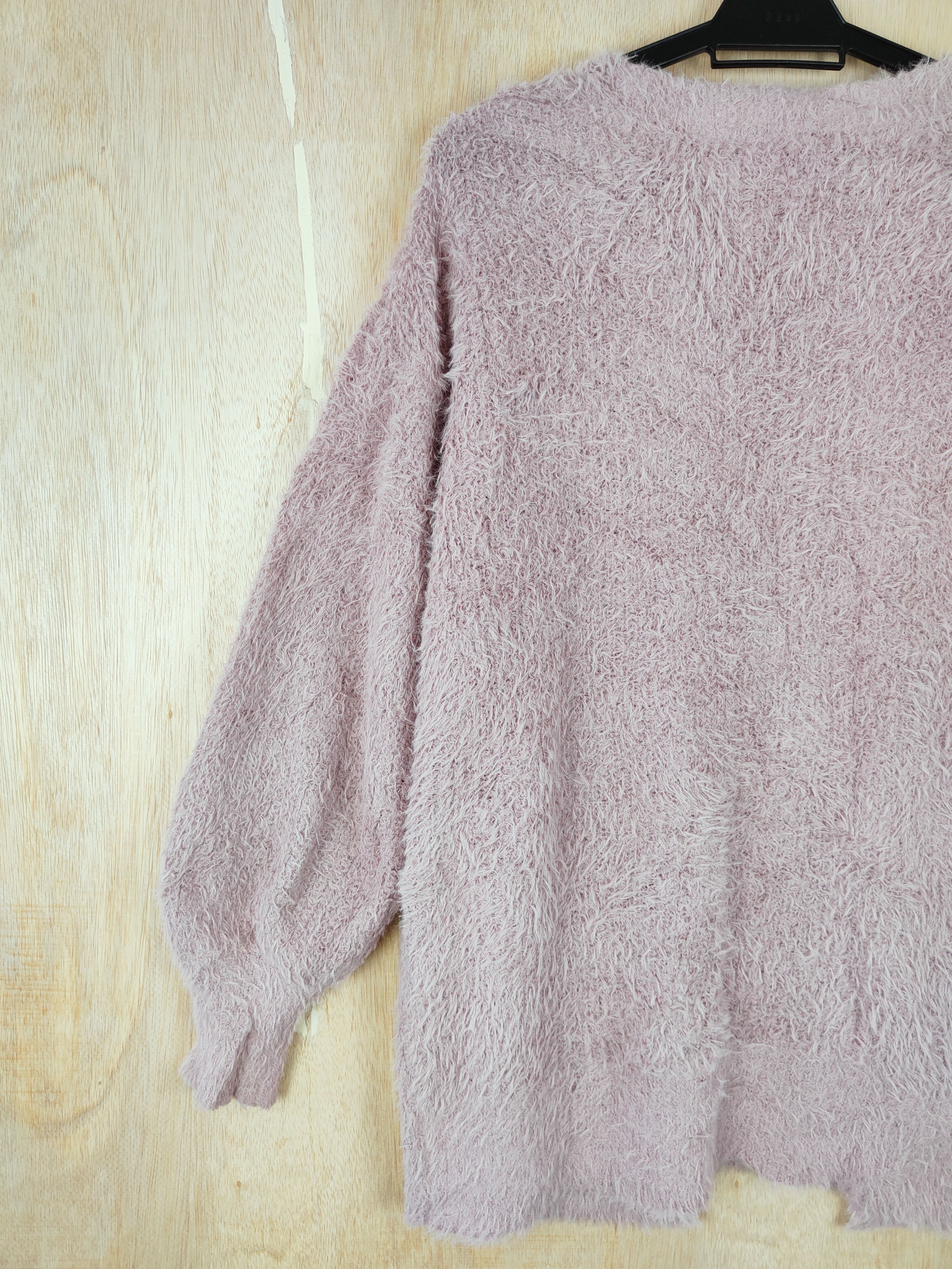 Homespun Knitwear × Japanese Brand GU Shag Shaggy Fur Mohair cardigan Knitwear#S280 Size S / US 4 / IT 40 - 6 Thumbnail