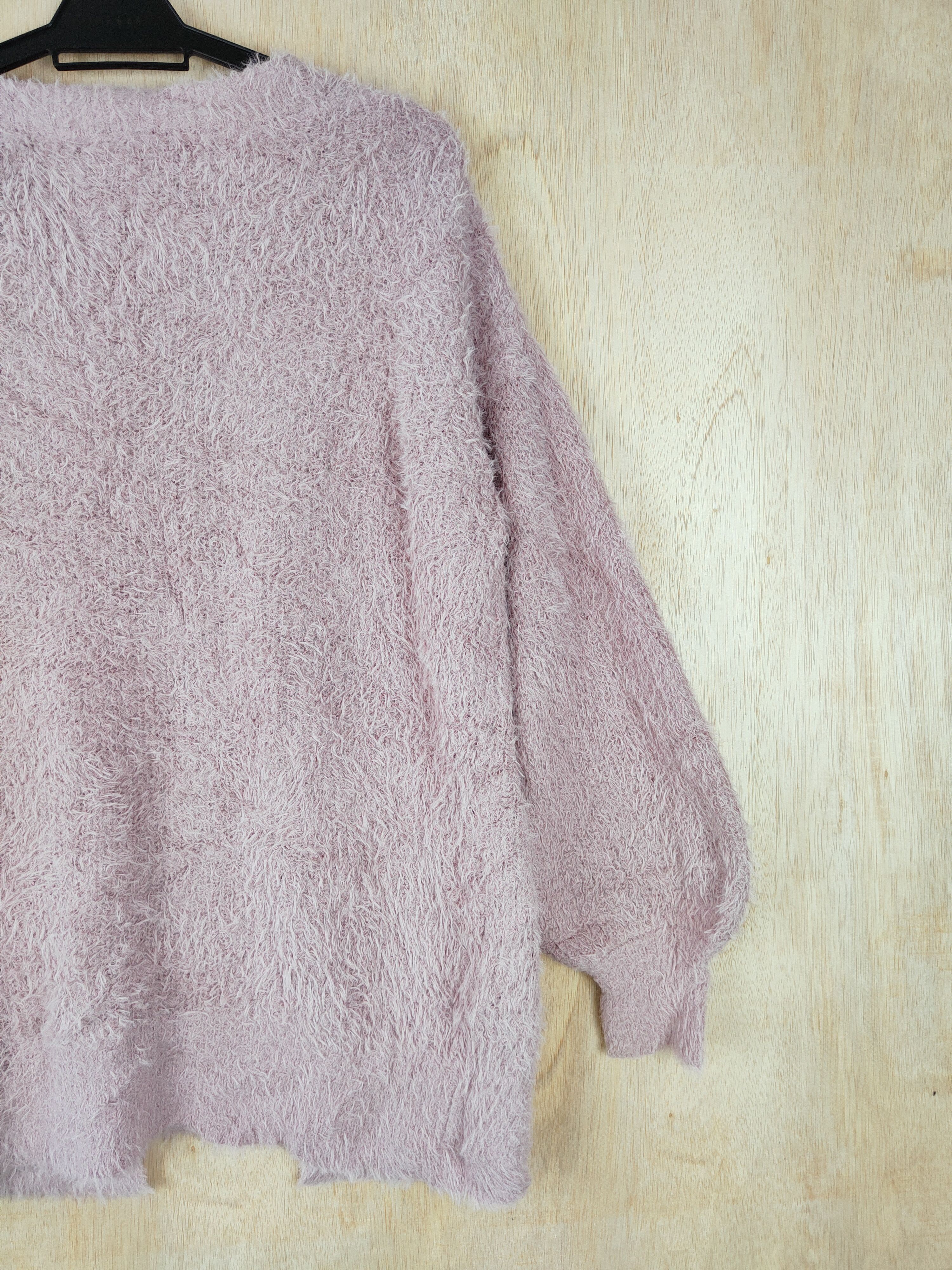 Homespun Knitwear × Japanese Brand GU Shag Shaggy Fur Mohair cardigan Knitwear#S280 Size S / US 4 / IT 40 - 7 Thumbnail