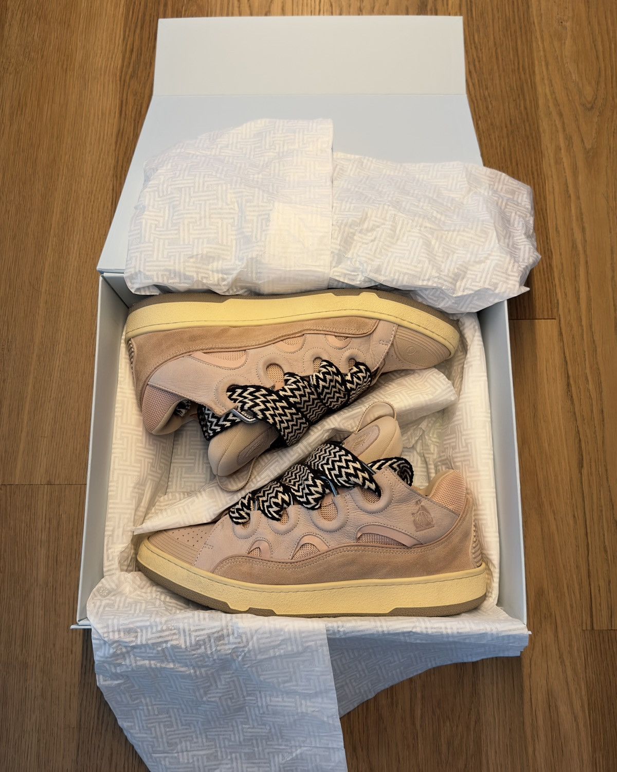Lanvin Curb Sneakers Pink