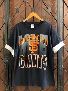MLB SF San Francisco Giants Baseball Shirt Sports Baseball T shirt SF Giants  Logo T shirt (GILDAN Cotton Shirt)