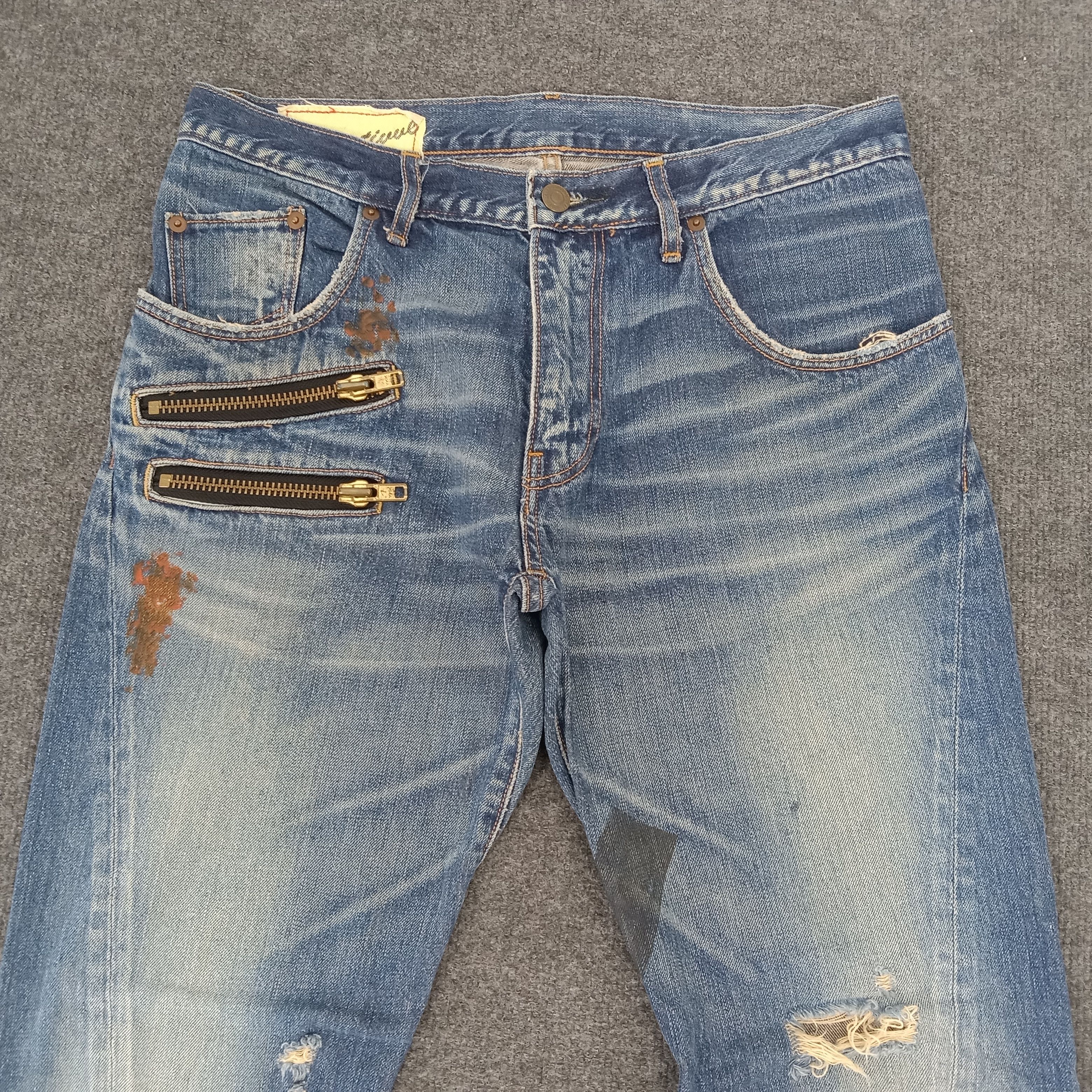 Vintage Alternative RNA Inc. Distressed Style Denim Jeans Size US 32 / EU 48 - 4 Thumbnail