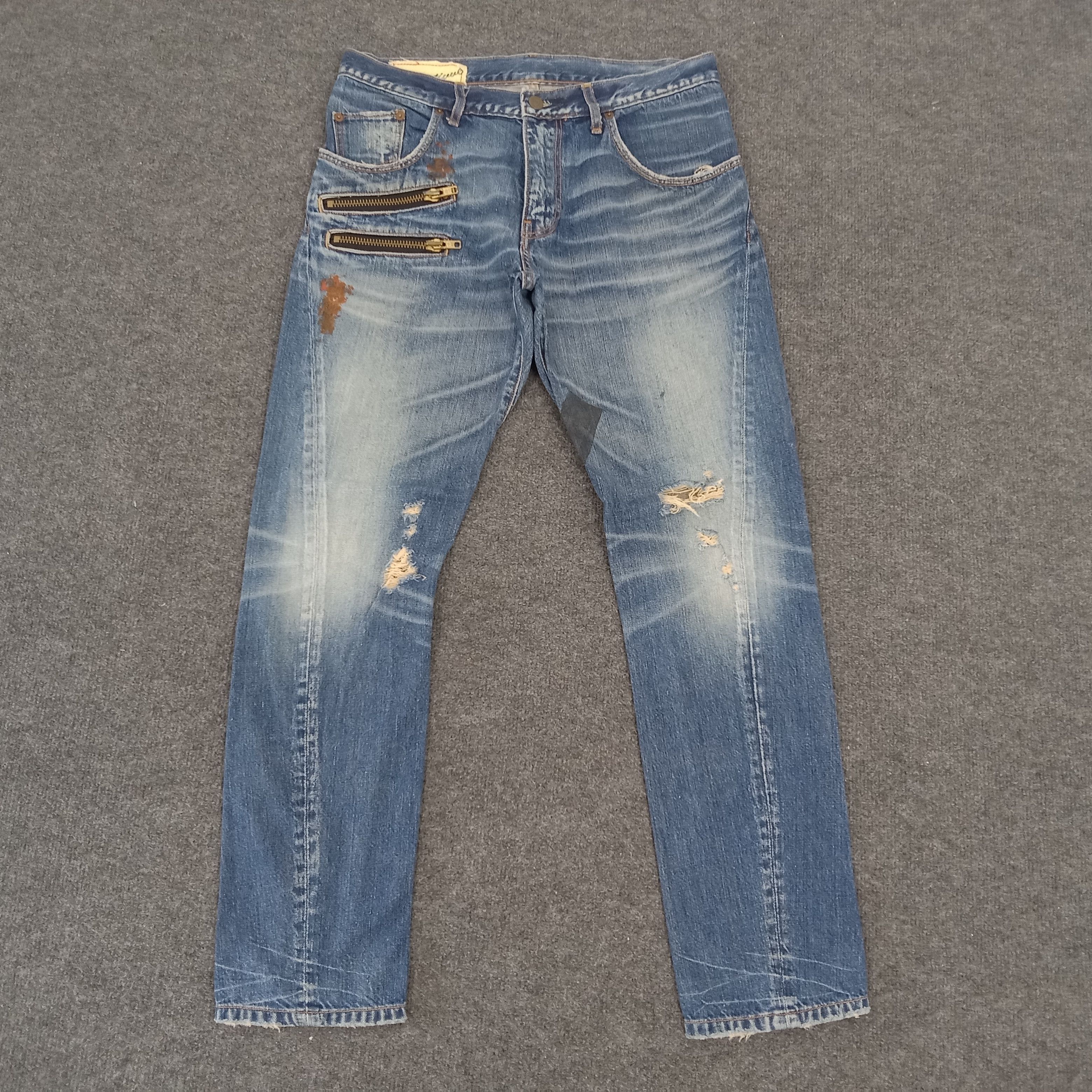 Vintage Alternative RNA Inc. Distressed Style Denim Jeans Size US 32 / EU 48 - 1 Thumbnail