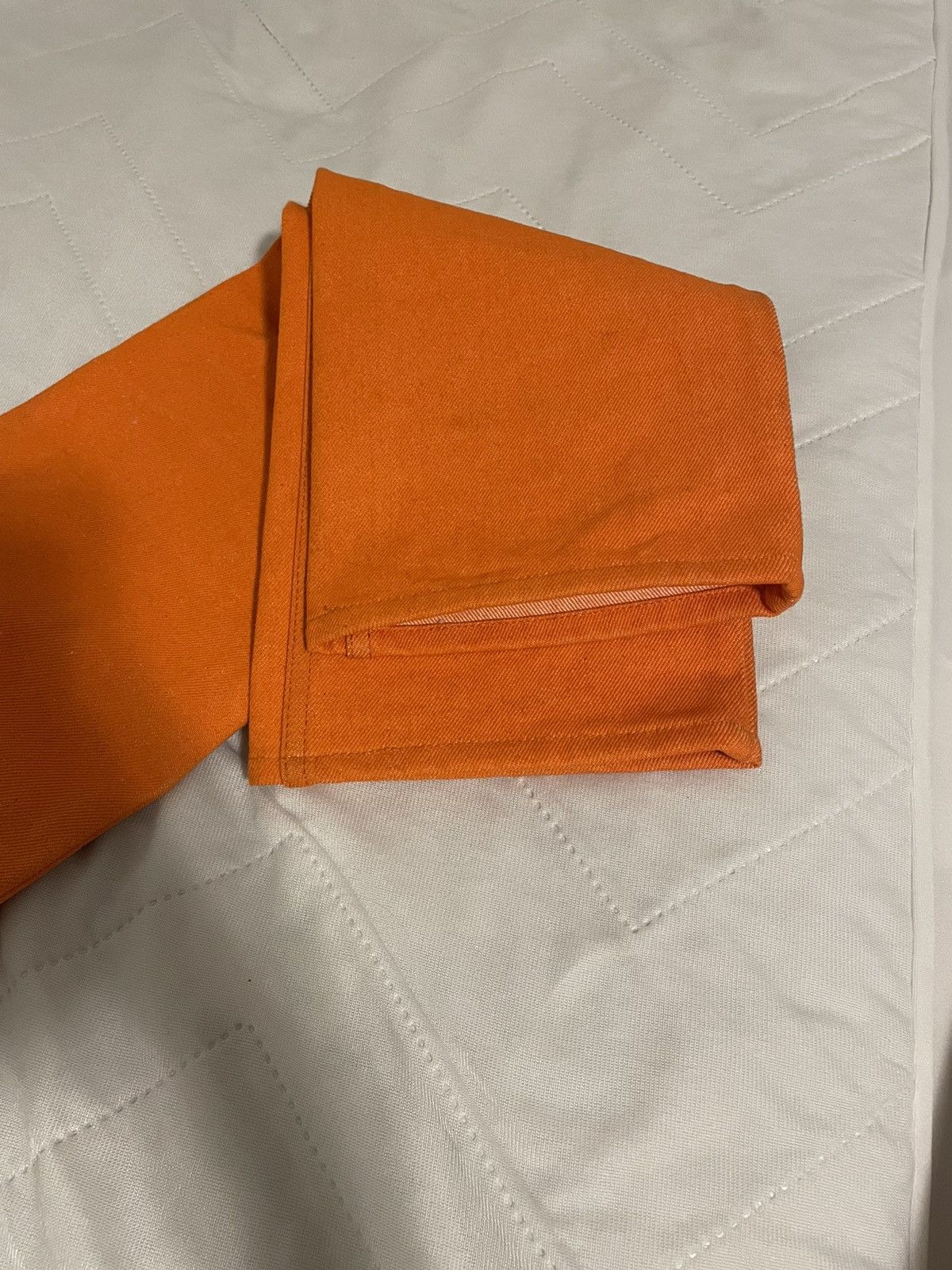 Helmut Lang Helmut Lang Safety Orange Raw Denim Jeans Size US 28 / EU 44 - 5 Thumbnail