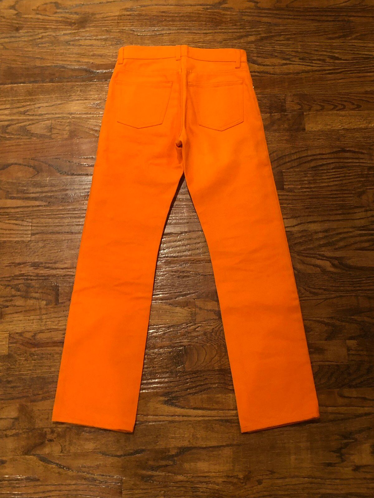 Helmut Lang Helmut Lang Safety Orange Raw Denim Jeans Size US 28 / EU 44 - 2 Preview