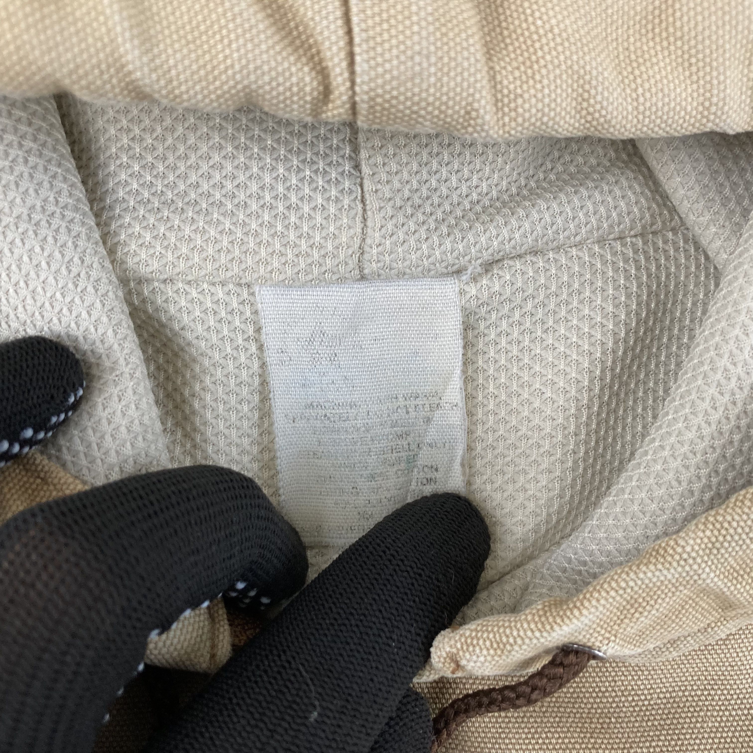 Carhartt × Vintage Vtg Carhartt Hooded Sun Faded Brown Workwear Jacket Size US L / EU 52-54 / 3 - 3 Thumbnail