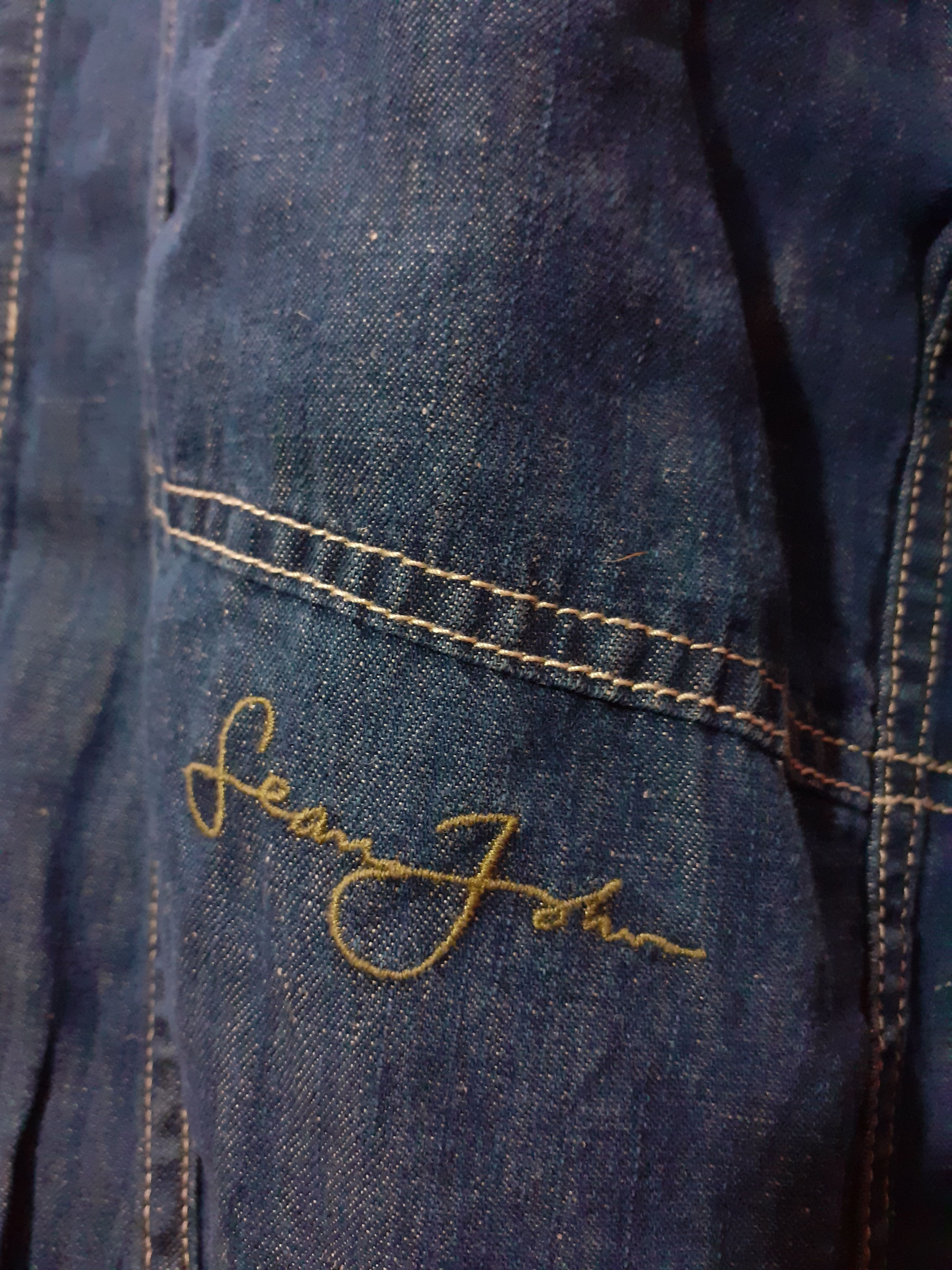 Sean John Vintage Sean John Workwear Oversize shirts chambray engineer Size US XXL / EU 58 / 5 - 2 Thumbnail