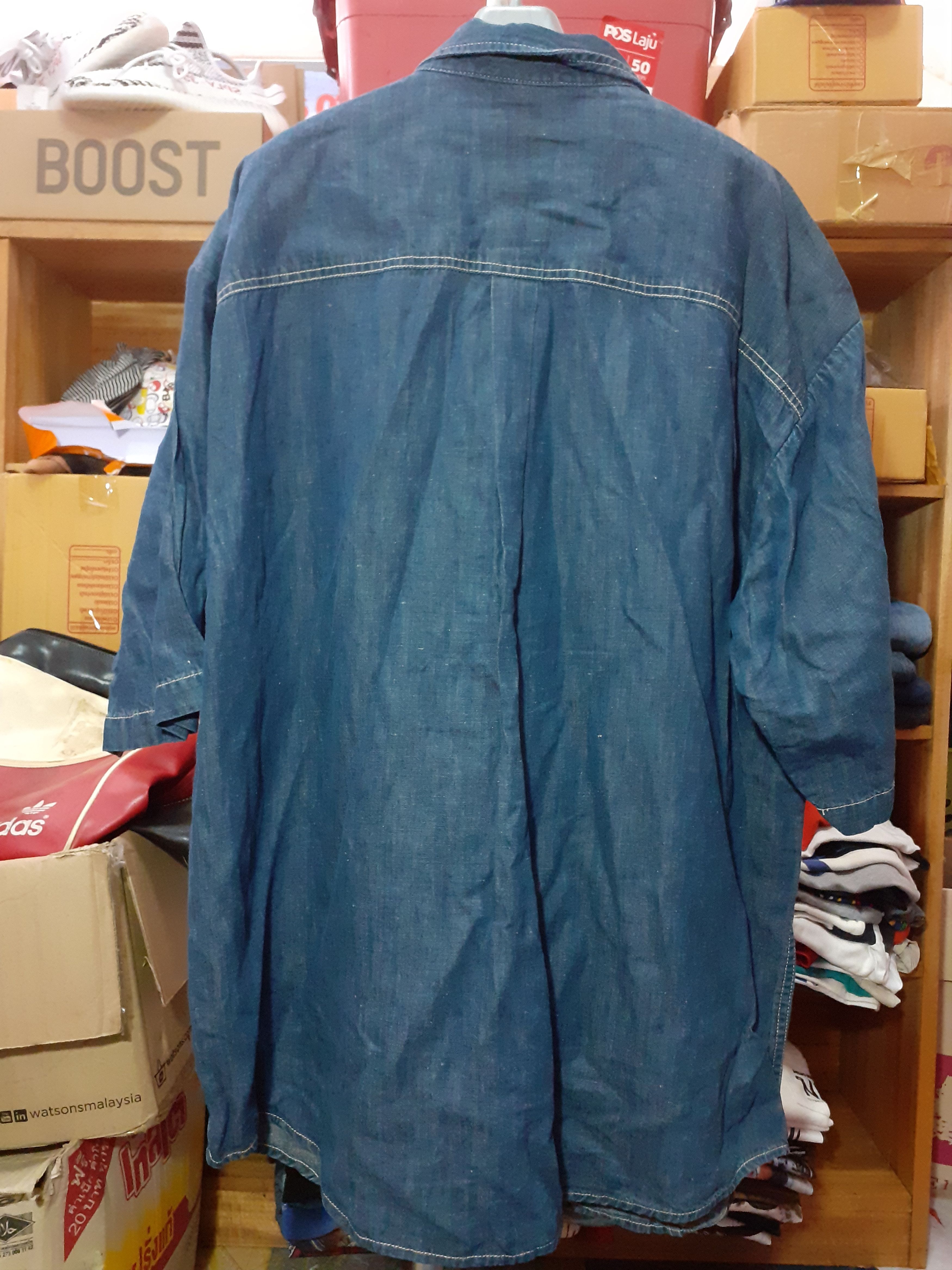 Sean John Vintage Sean John Workwear Oversize shirts chambray engineer Size US XXL / EU 58 / 5 - 6 Thumbnail