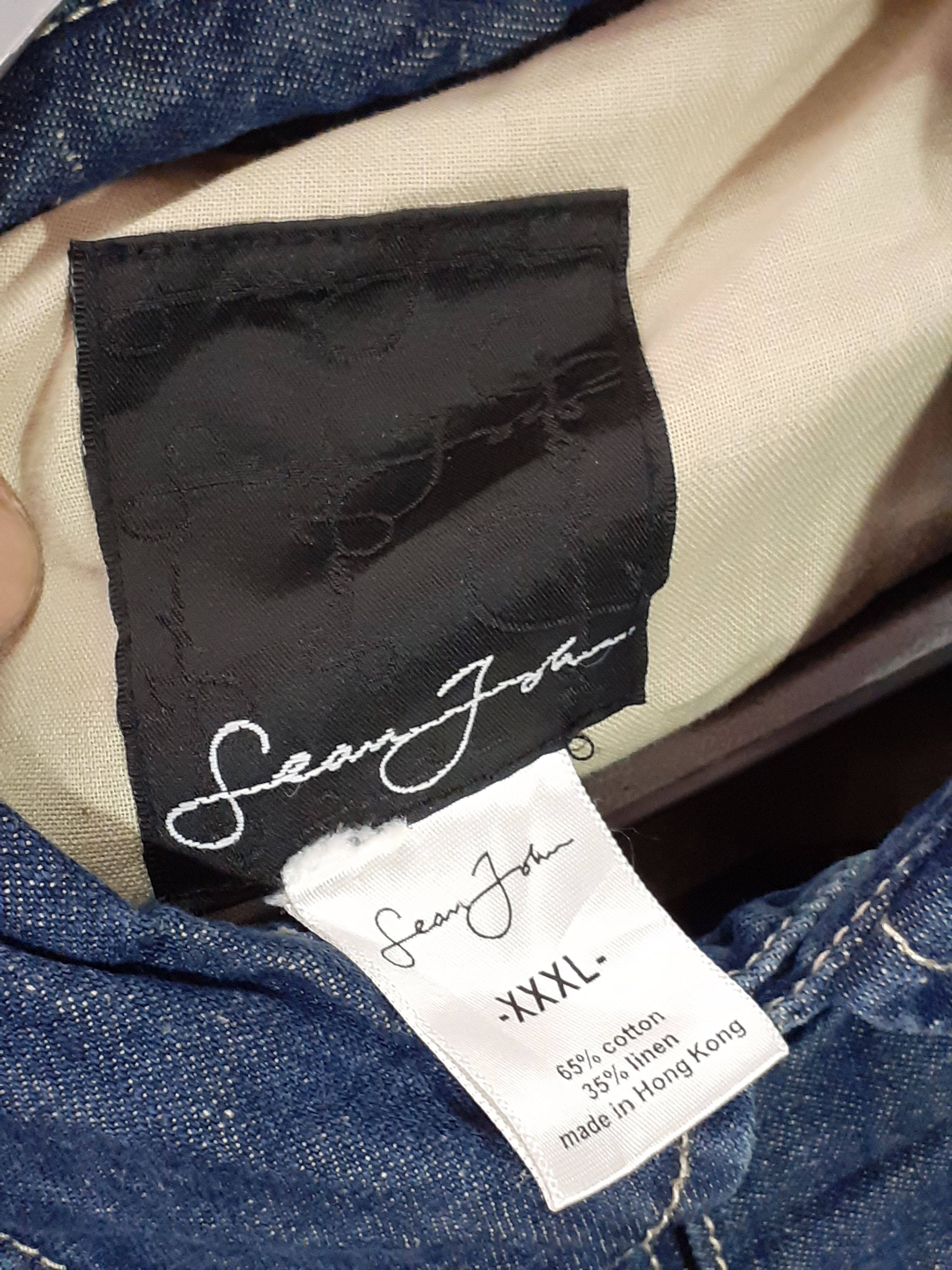 Sean John Vintage Sean John Workwear Oversize shirts chambray engineer Size US XXL / EU 58 / 5 - 4 Thumbnail