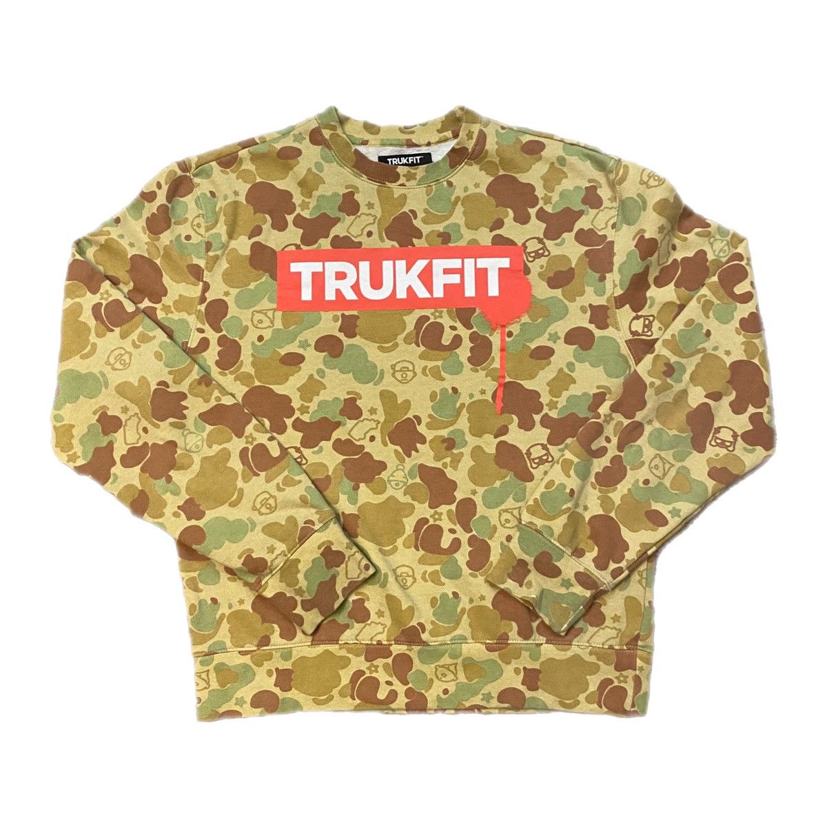 Sweat à Capuche TRUKFIT Logo Brodé - Taille XL, Bleu - Occasion Très Bon état (EUC)