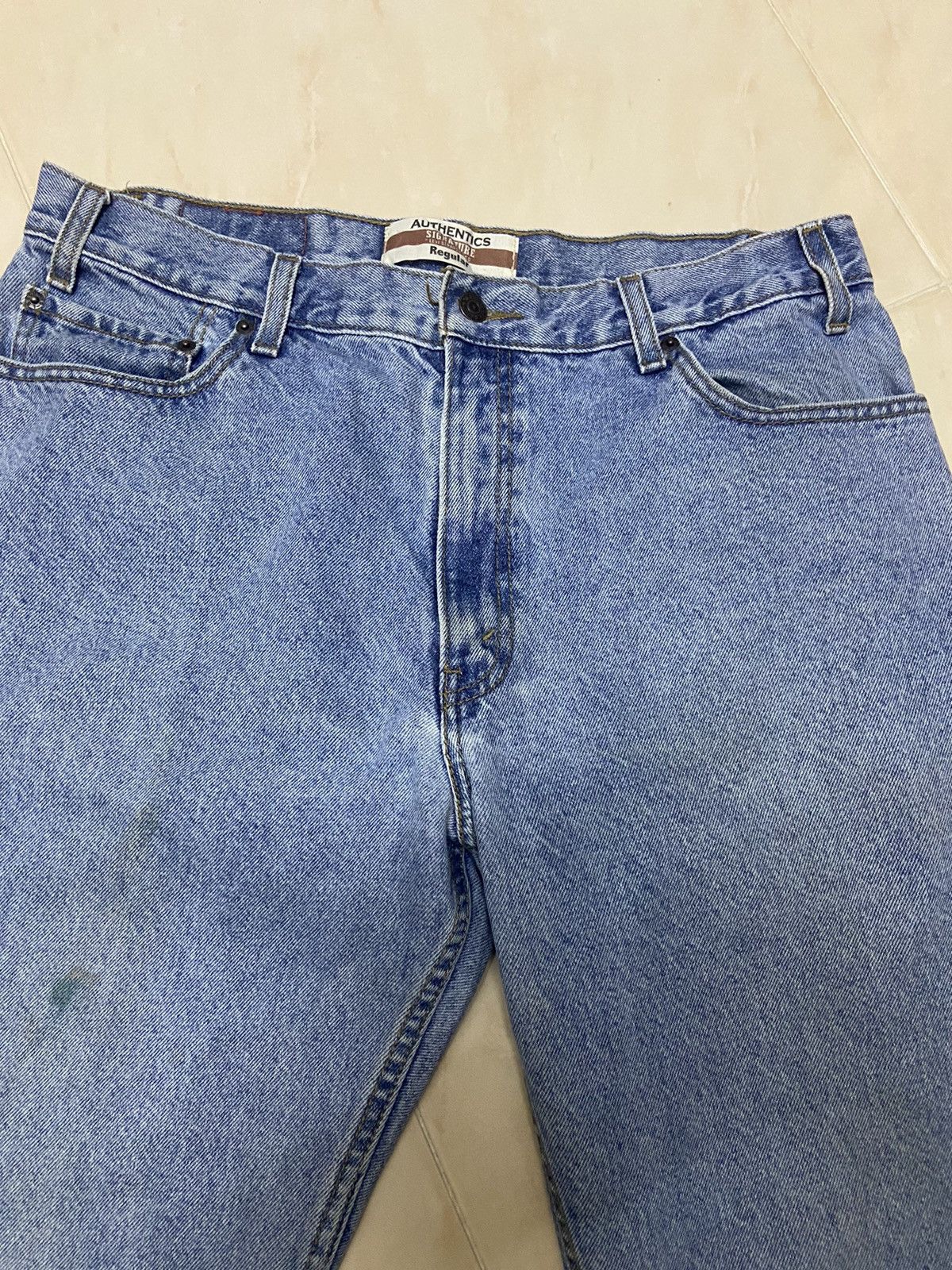 Levi's Vintage Levis Signature Jeans Denim fit W35 light blue Size US 35 - 4 Thumbnail