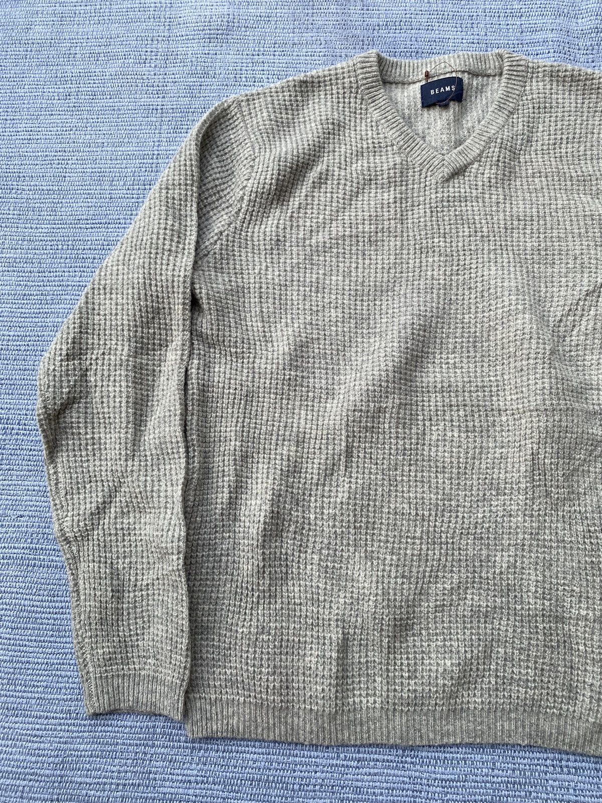 Beams Plus beams grey pullover knit Size US M / EU 48-50 / 2 - 4 Thumbnail