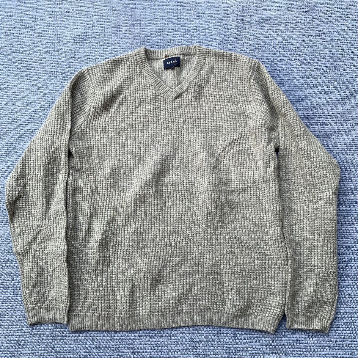 Beams Plus beams grey pullover knit Size US M / EU 48-50 / 2 - 1 Thumbnail