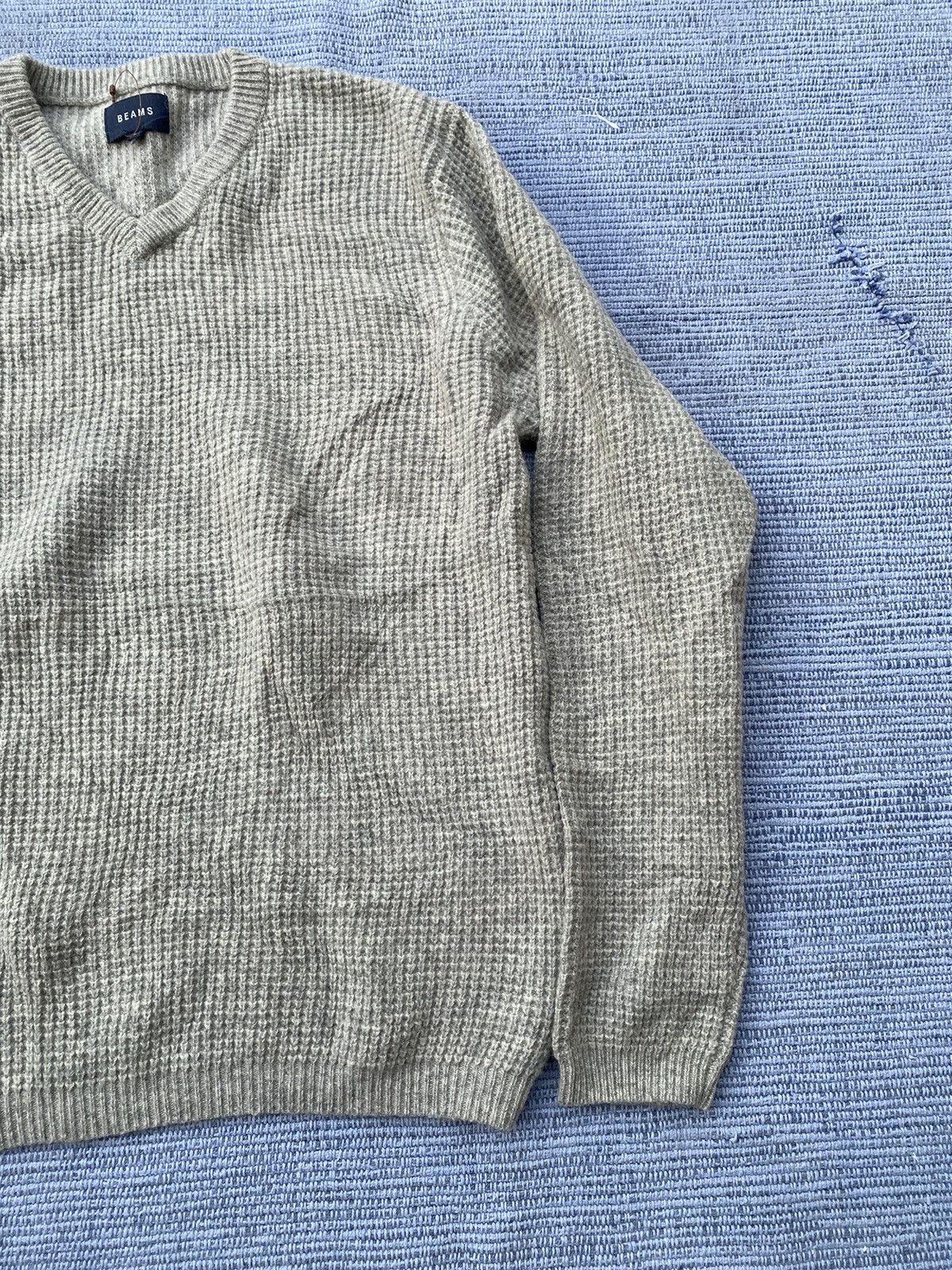 Beams Plus beams grey pullover knit Size US M / EU 48-50 / 2 - 3 Thumbnail